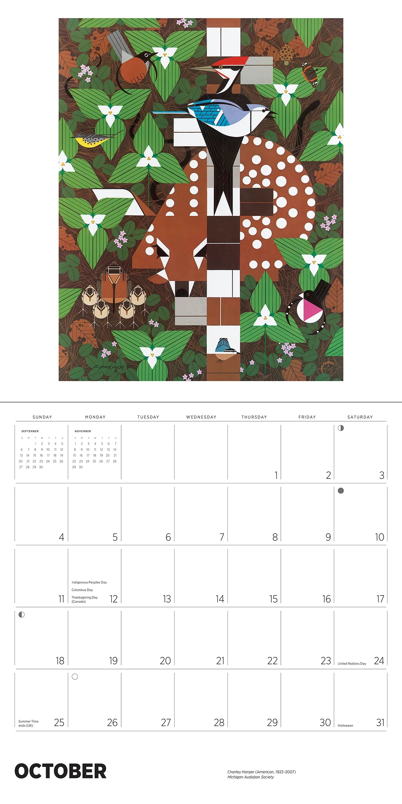 Charley Harper 2026 Wall Calendar