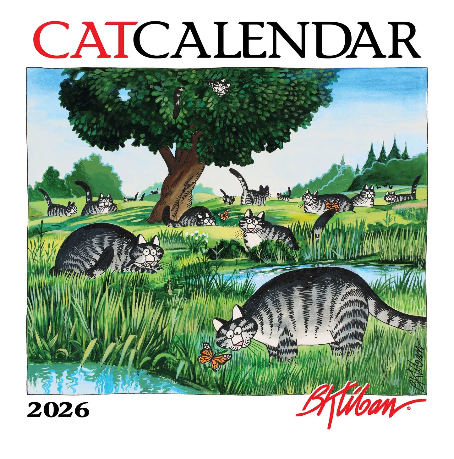 B. Kliban 2026 Cat Calendar