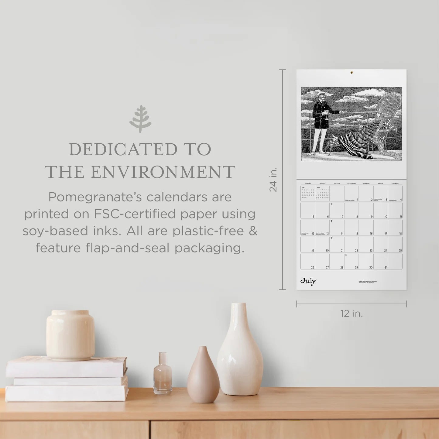 Edward Gorey 2026 Wall Calendar