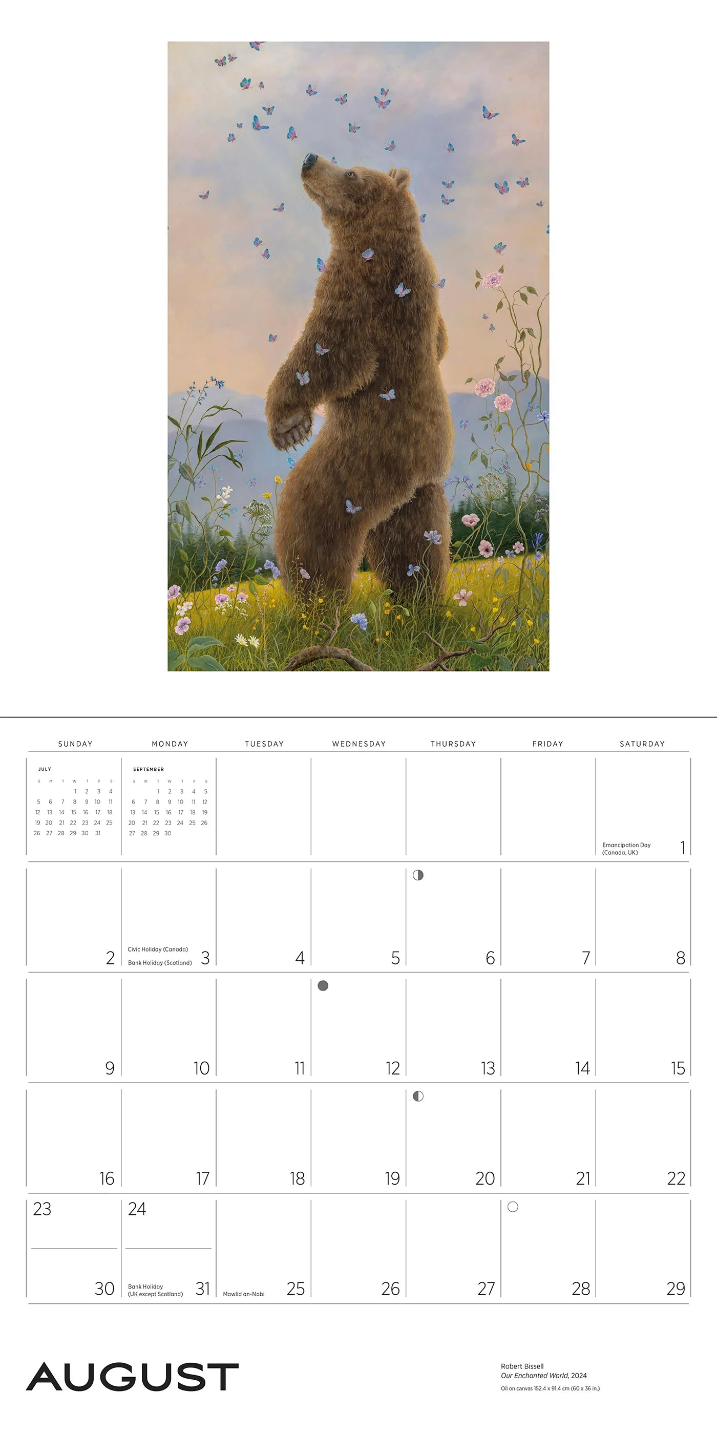 Spirit: The Paintings of Robert Bissell 2026 Wall Calendar