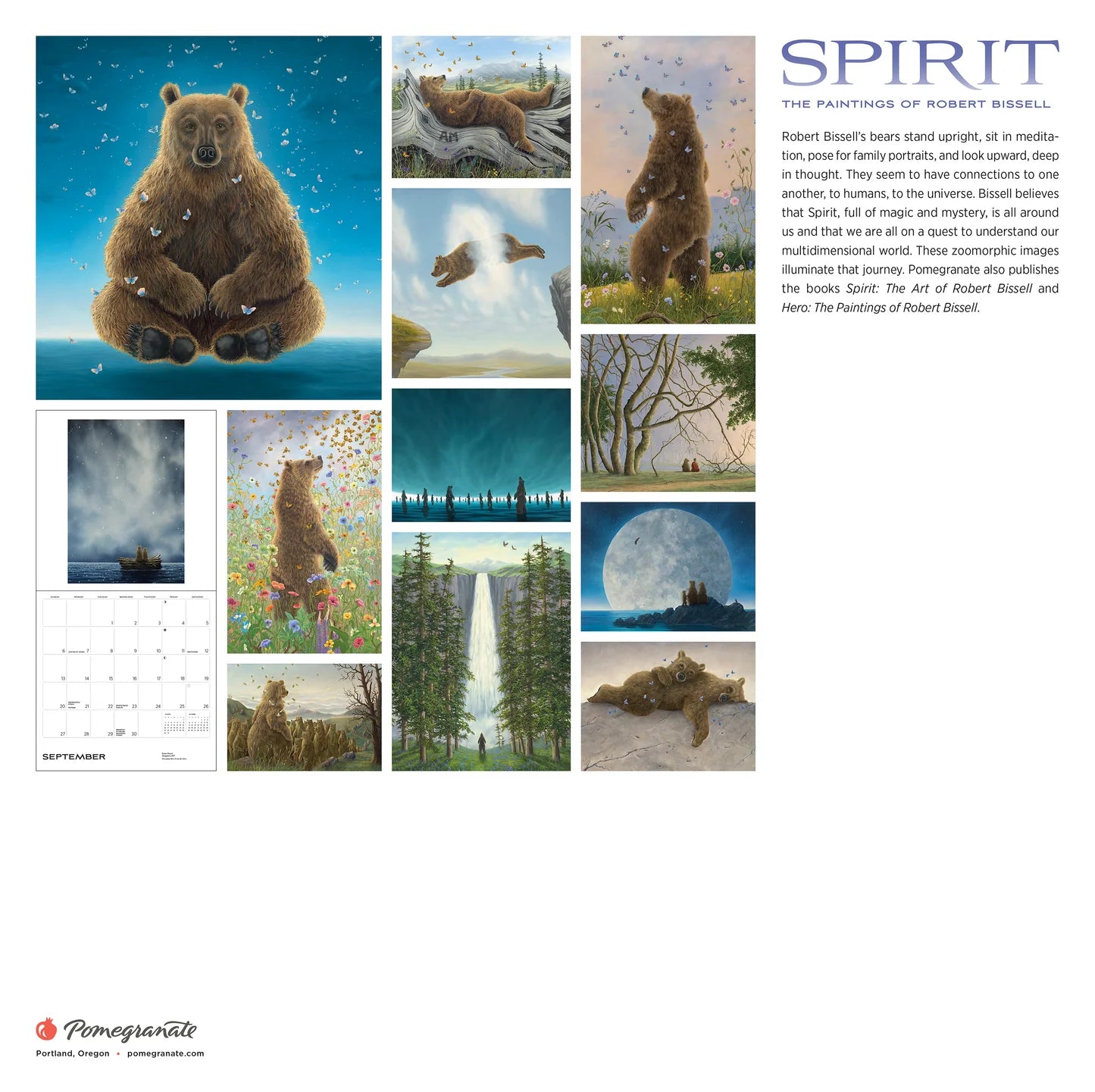 Spirit: The Paintings of Robert Bissell 2026 Wall Calendar