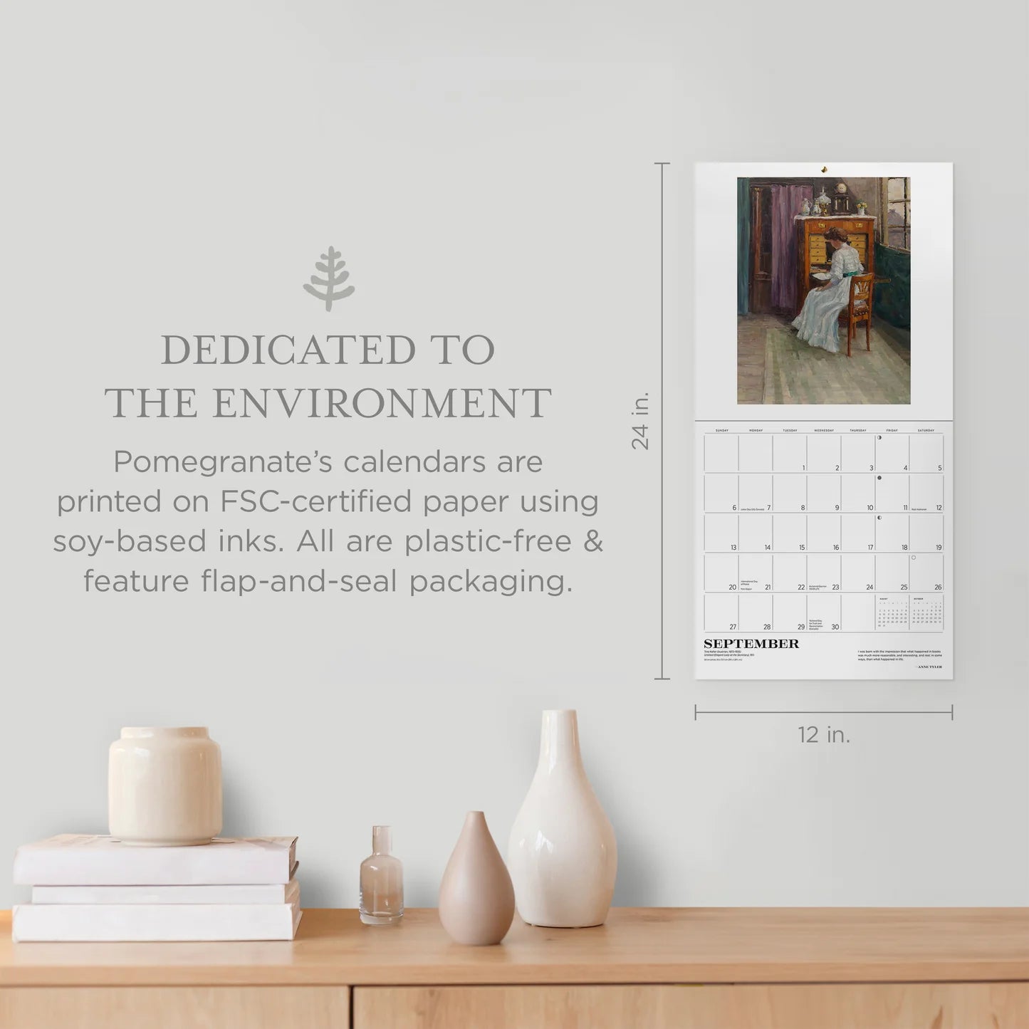 The Reading Woman 2026 Wall Calendar