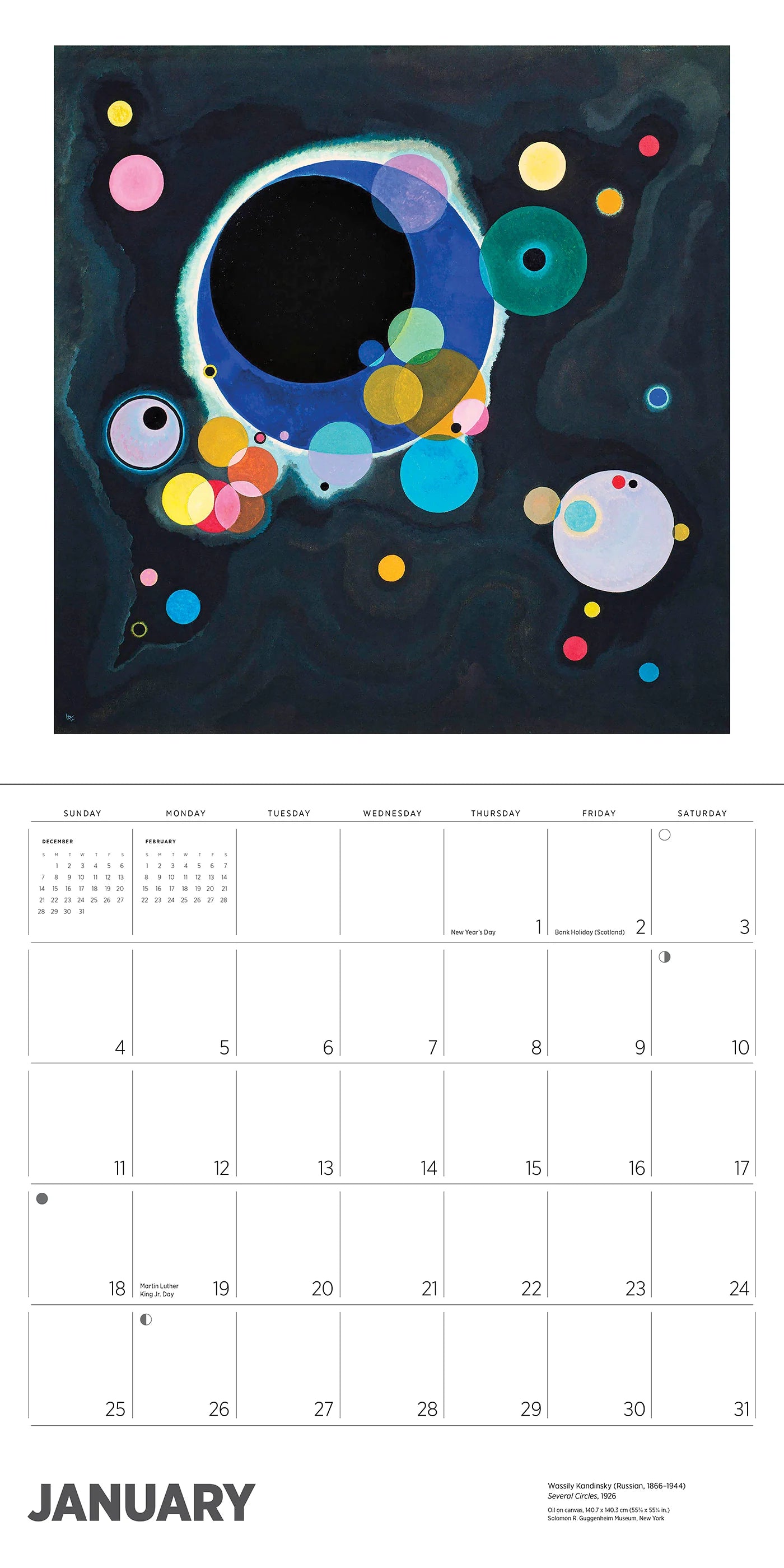 Kandinsky 2026 Wall Calendar