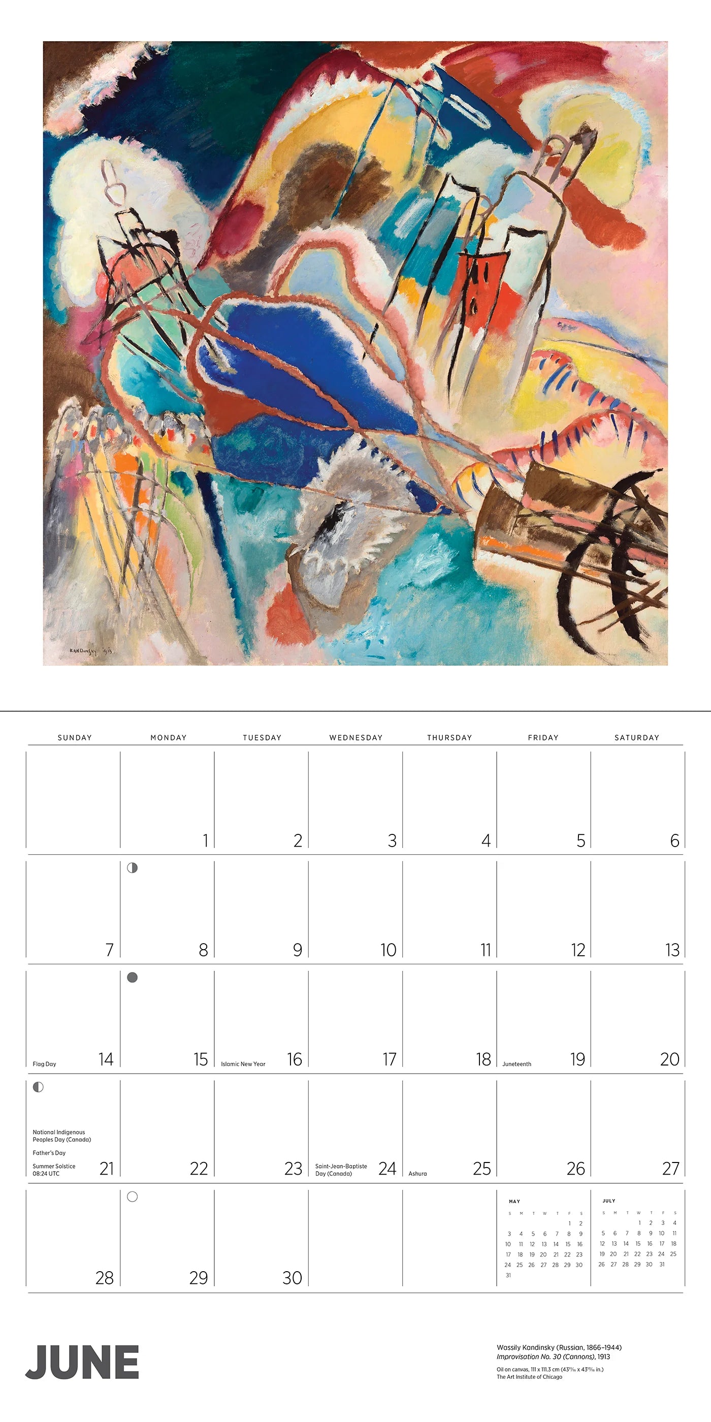 Kandinsky 2026 Wall Calendar