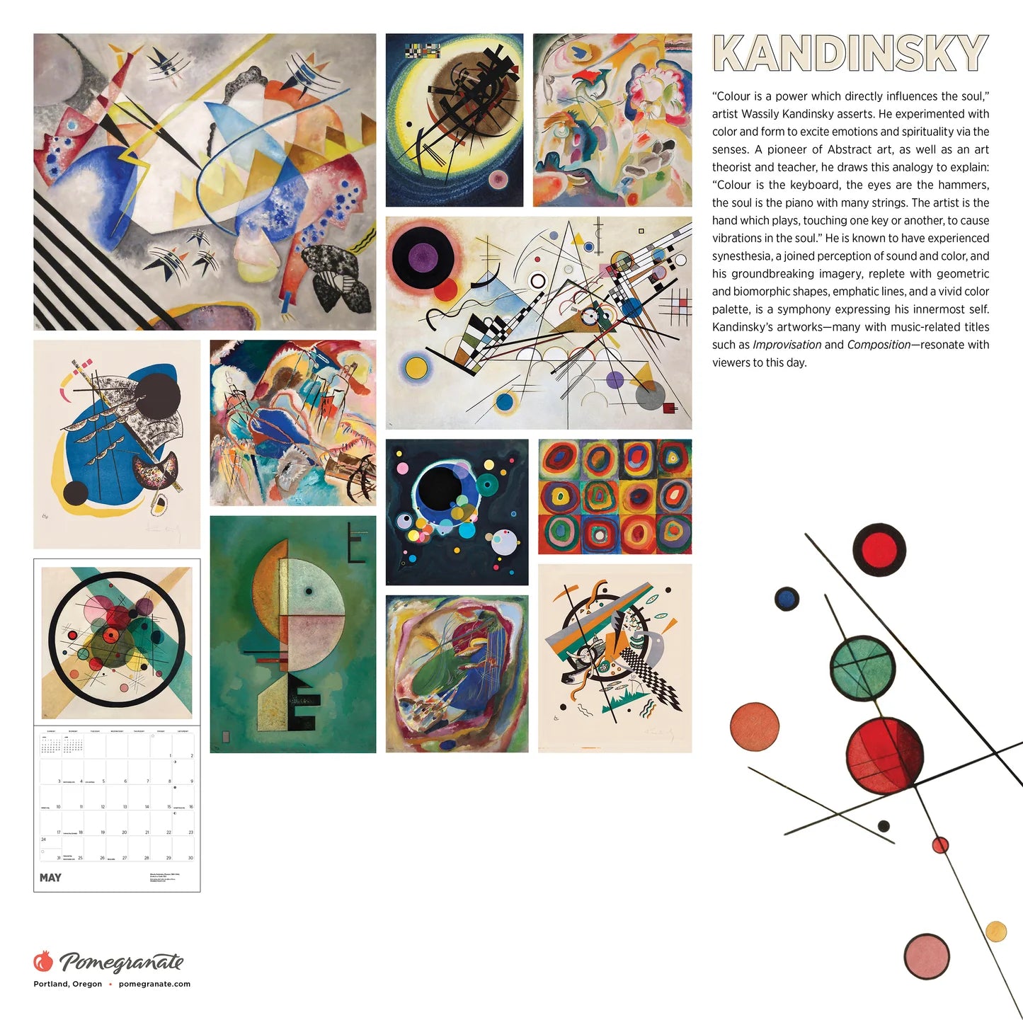 Kandinsky 2026 Wall Calendar