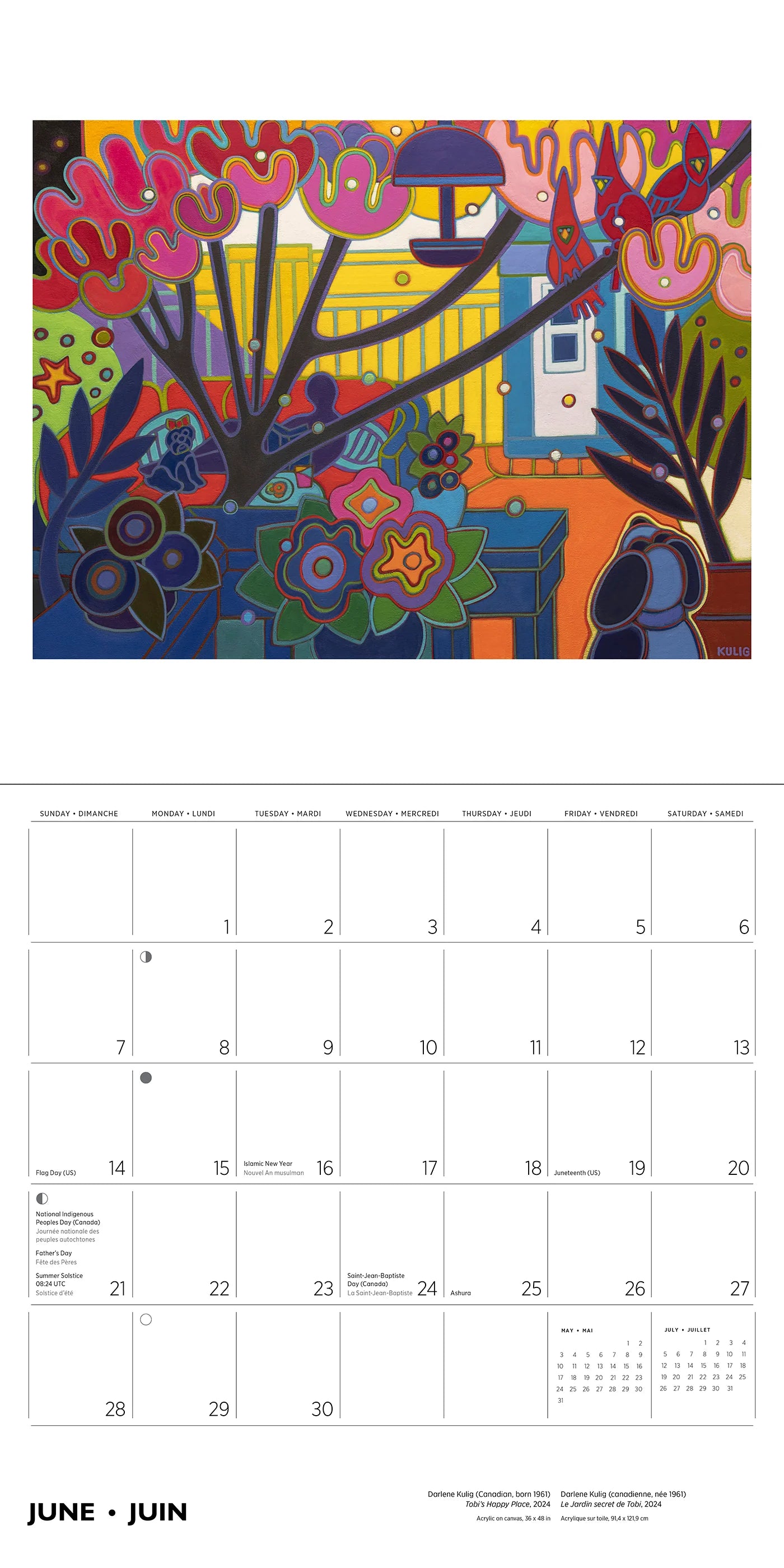 Darlene Kulig 2026 Wall Calendar