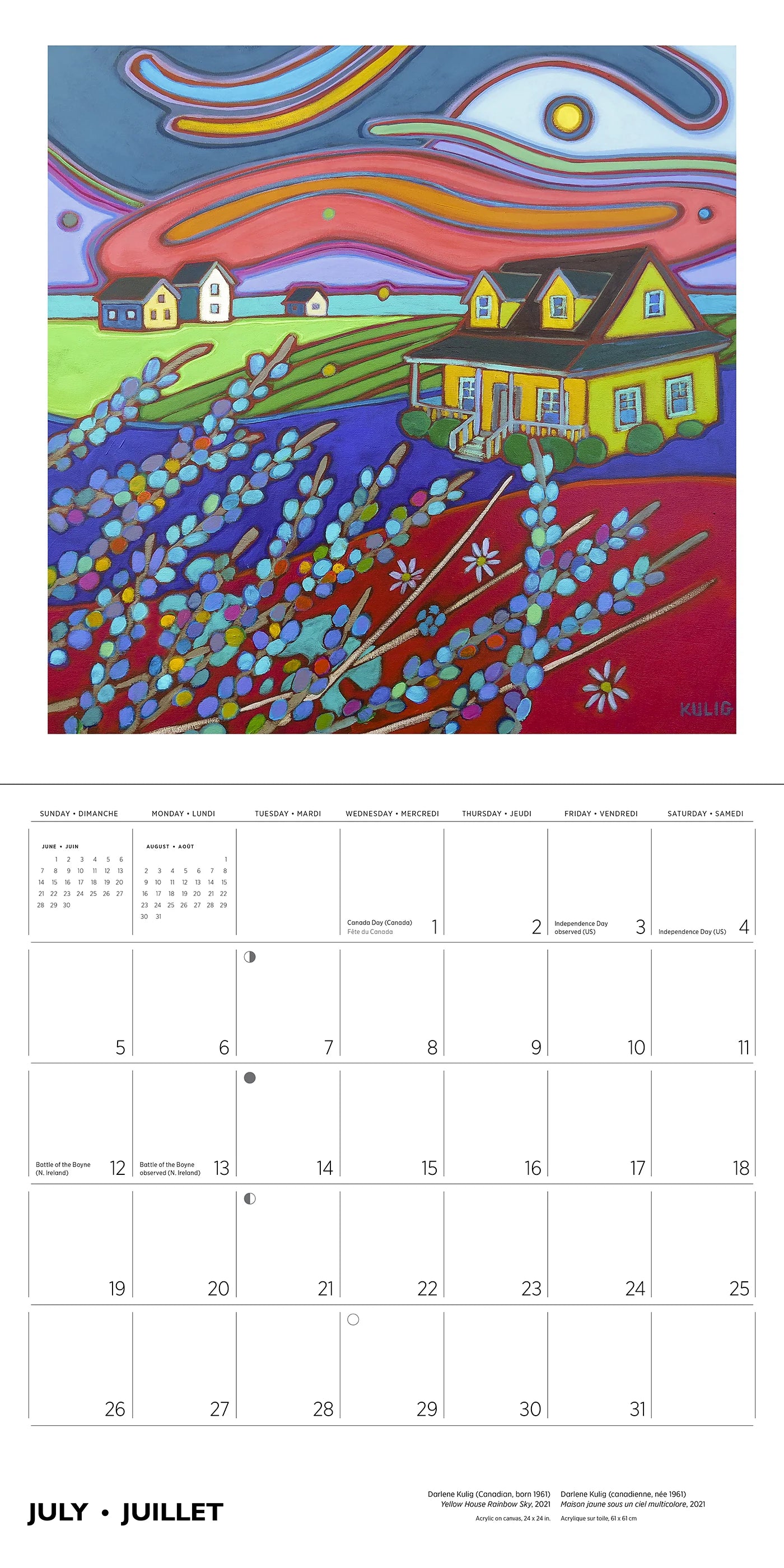 Darlene Kulig 2026 Wall Calendar