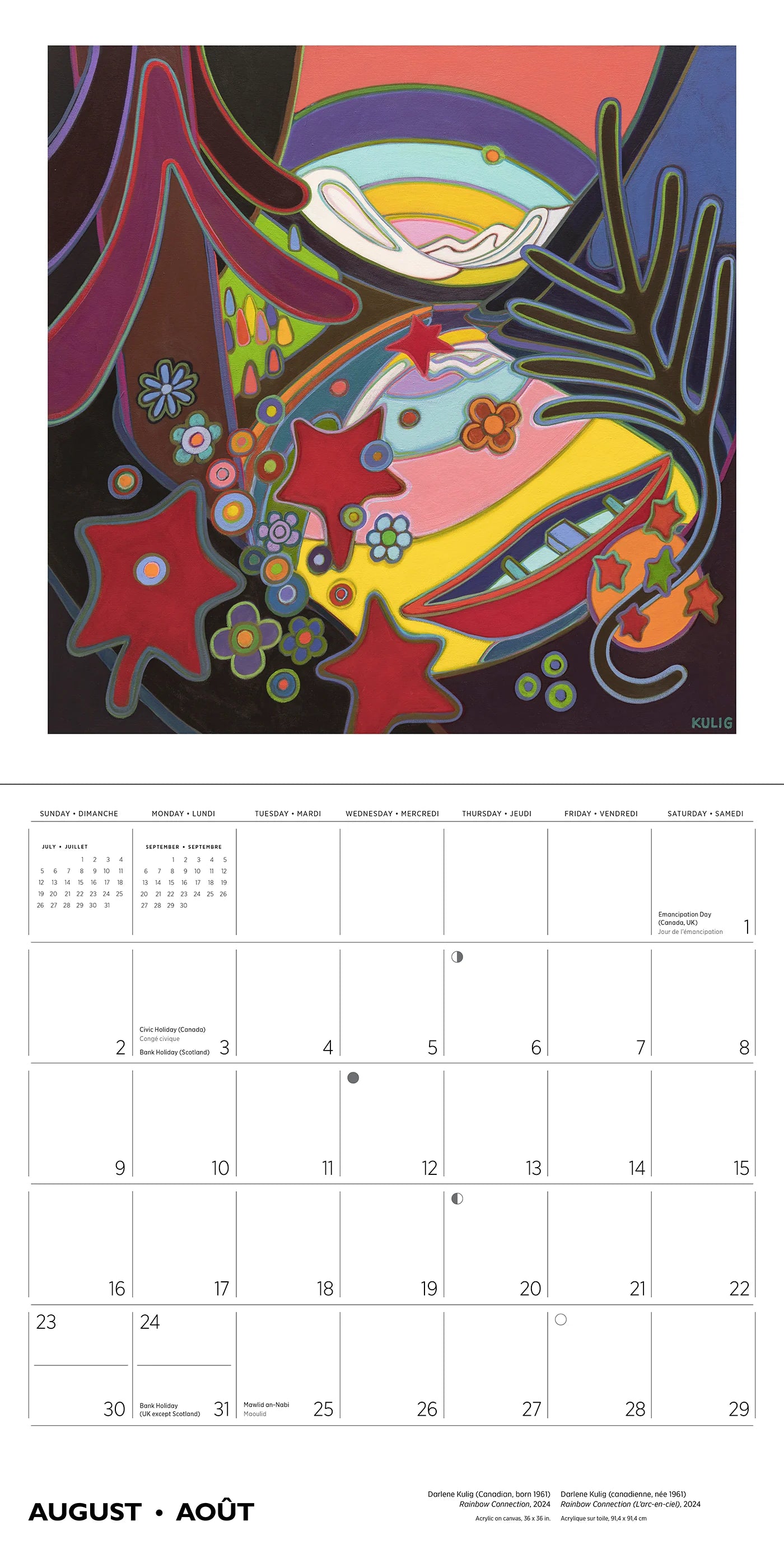 Darlene Kulig 2026 Wall Calendar