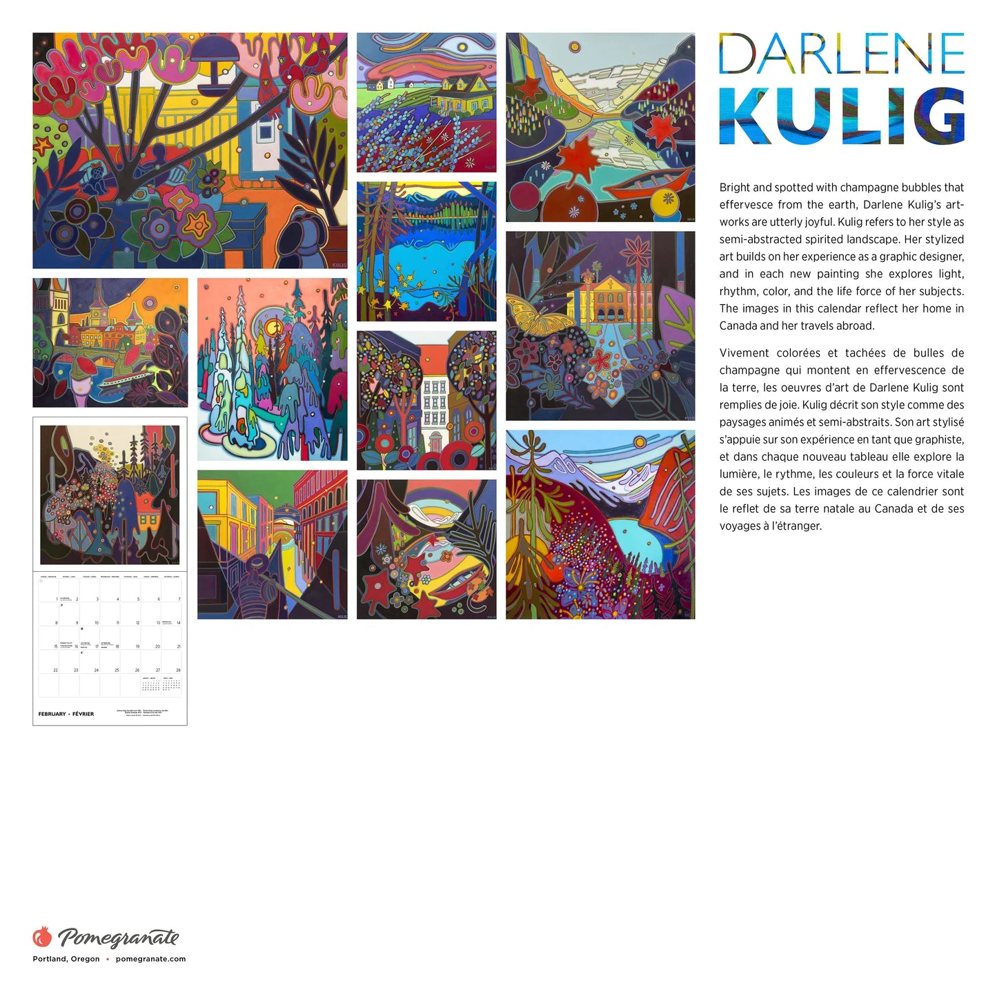 Darlene Kulig 2026 Wall Calendar