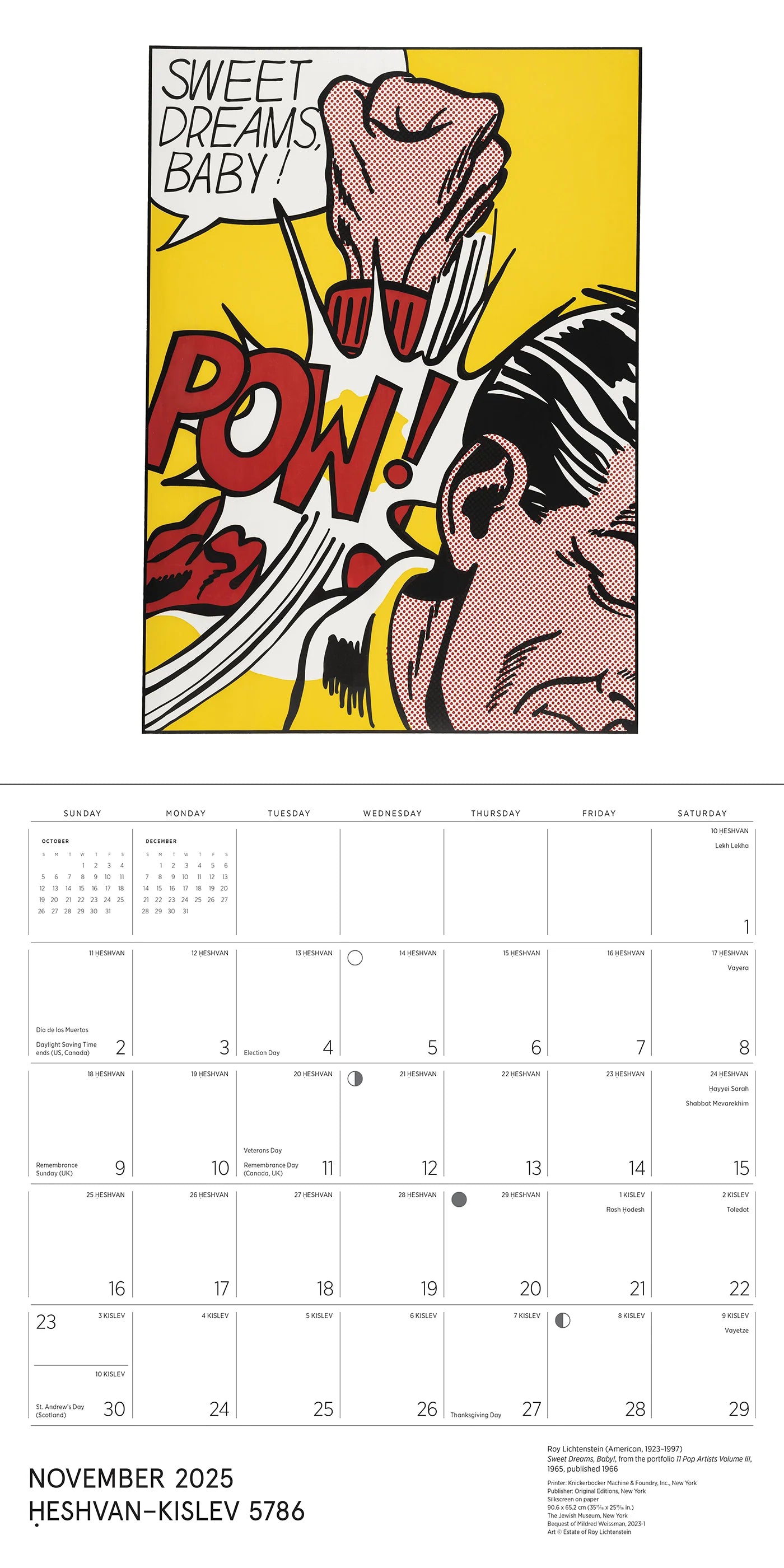 The Jewish Museum 2026 Wall Calendar