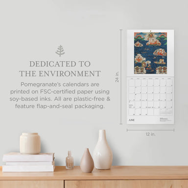 Enlightenment: Buddhist Paintings 2026 Wall Calendar