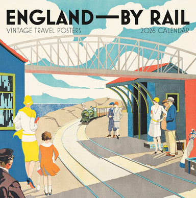 England By Rail: Vintage Travel Posters 2026 Wall Calendar
