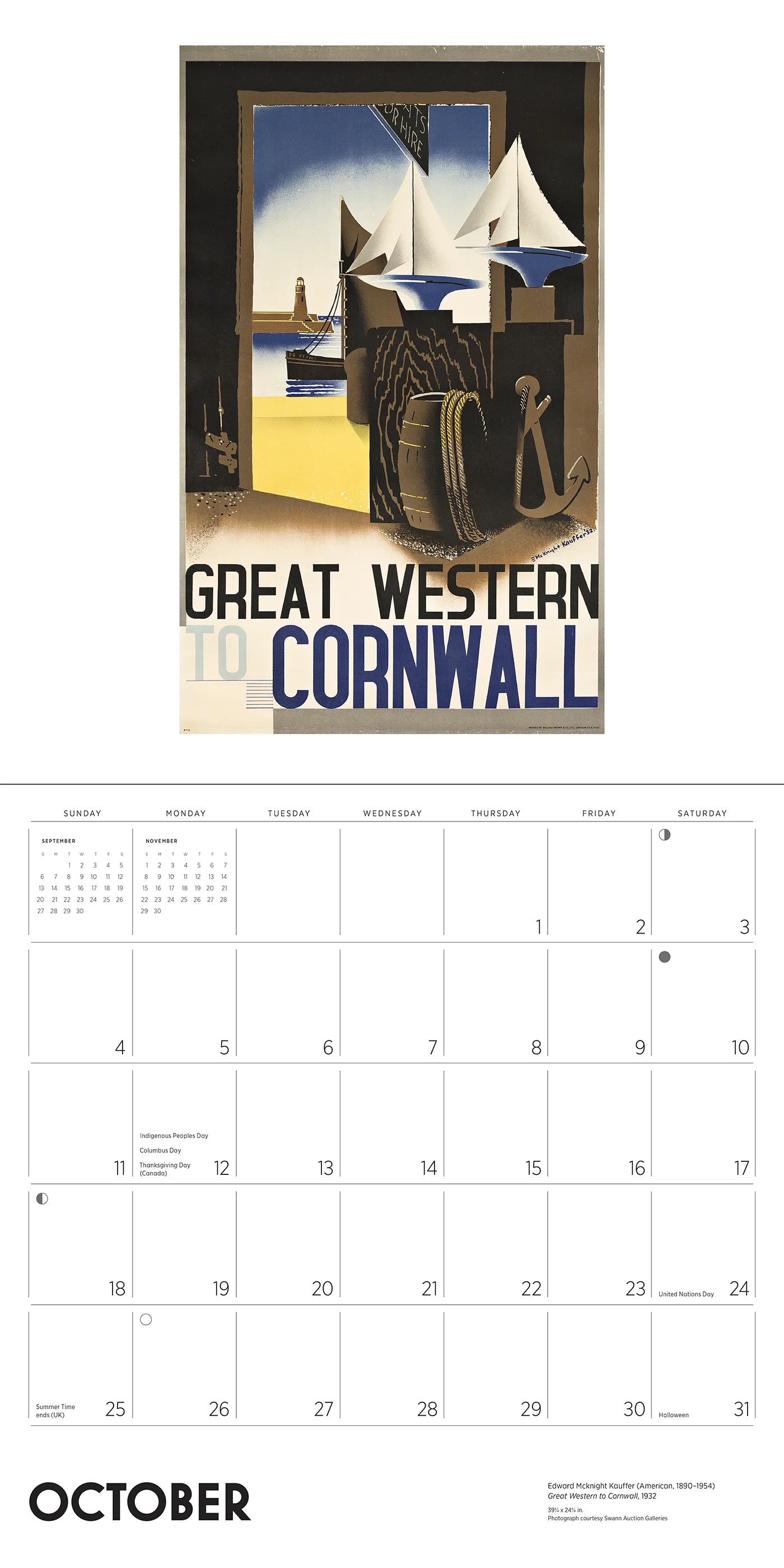 England By Rail: Vintage Travel Posters 2026 Wall Calendar