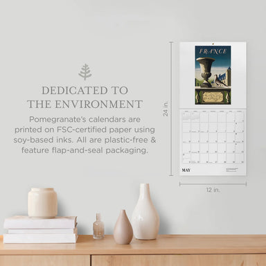 France: Vintage Travel Posters 2026 Wall Calendar