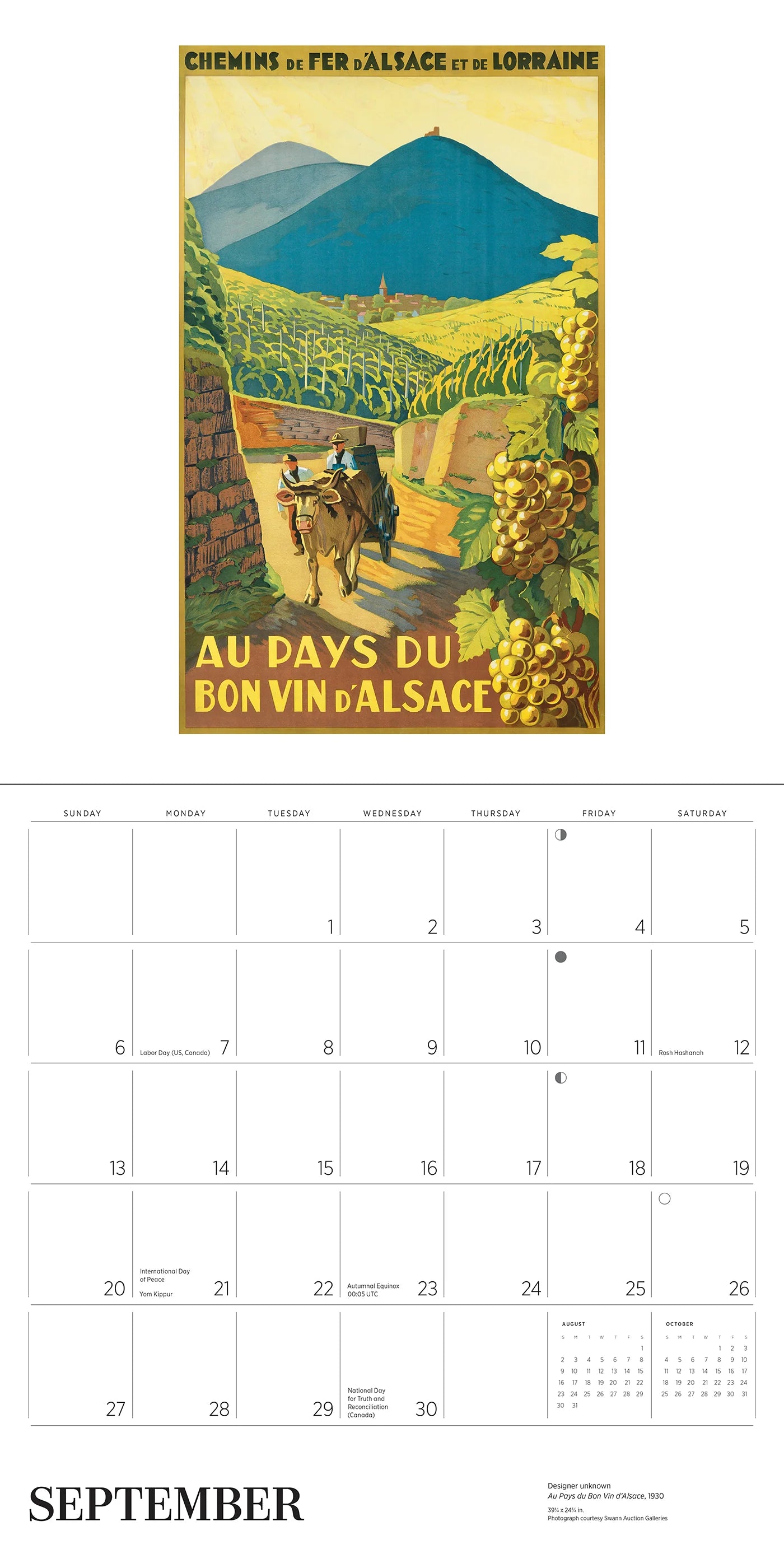 France: Vintage Travel Posters 2026 Wall Calendar