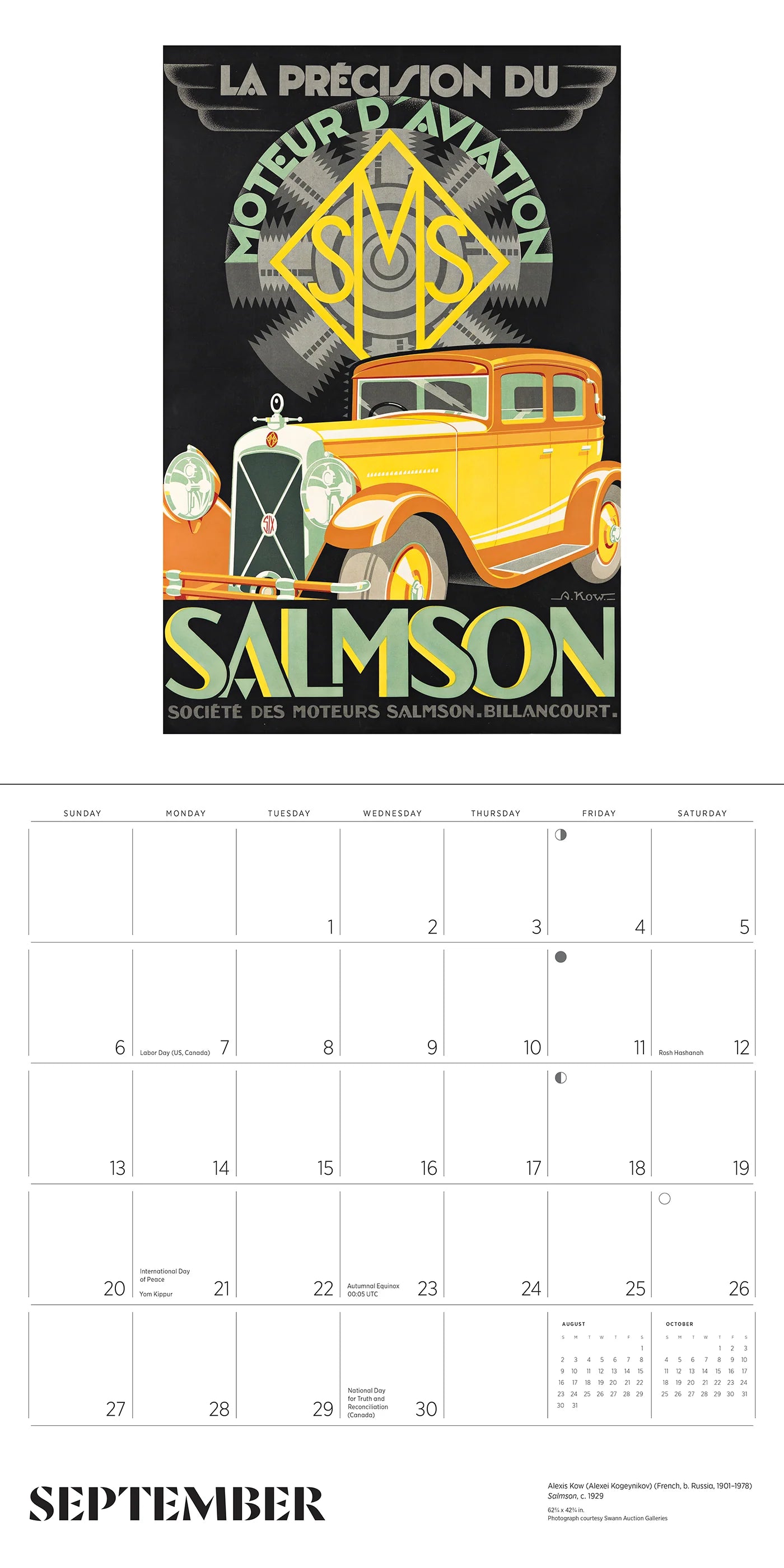 Automobiles: Vintage Posters 2026 Wall Calendar