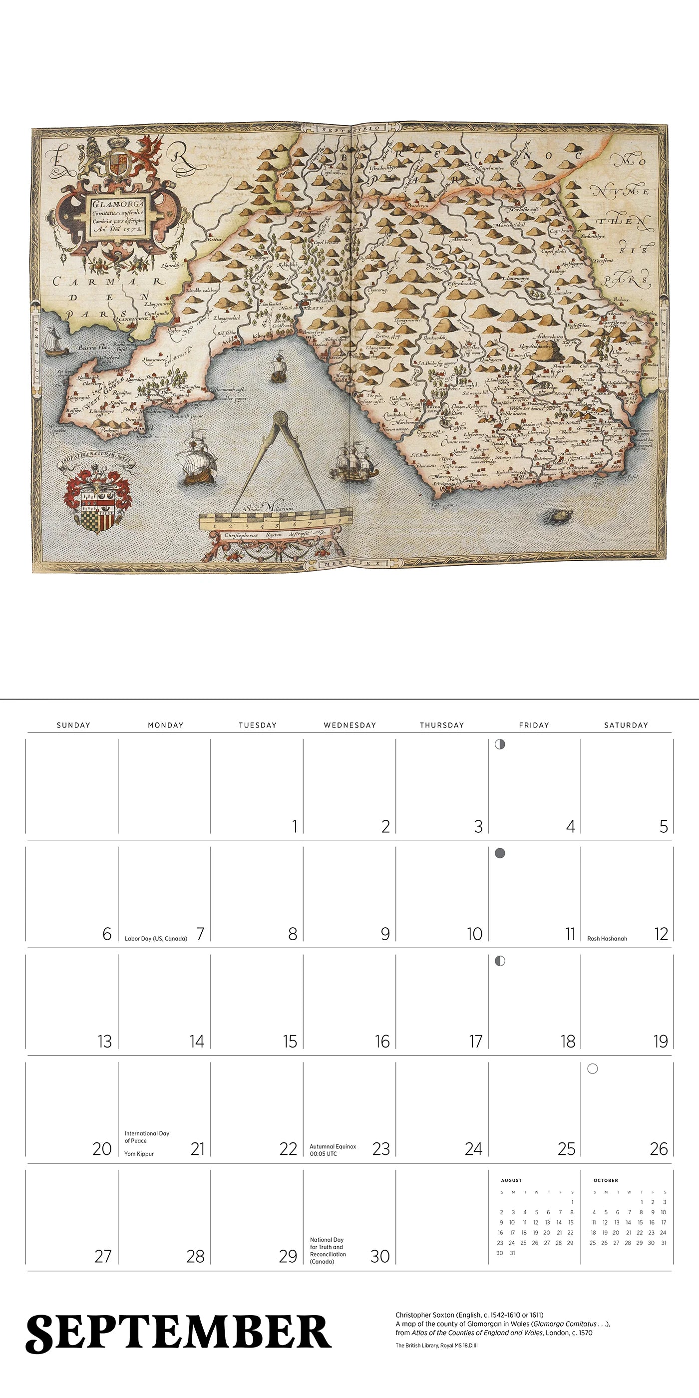 Antique Maps 2026 Wall Calendar