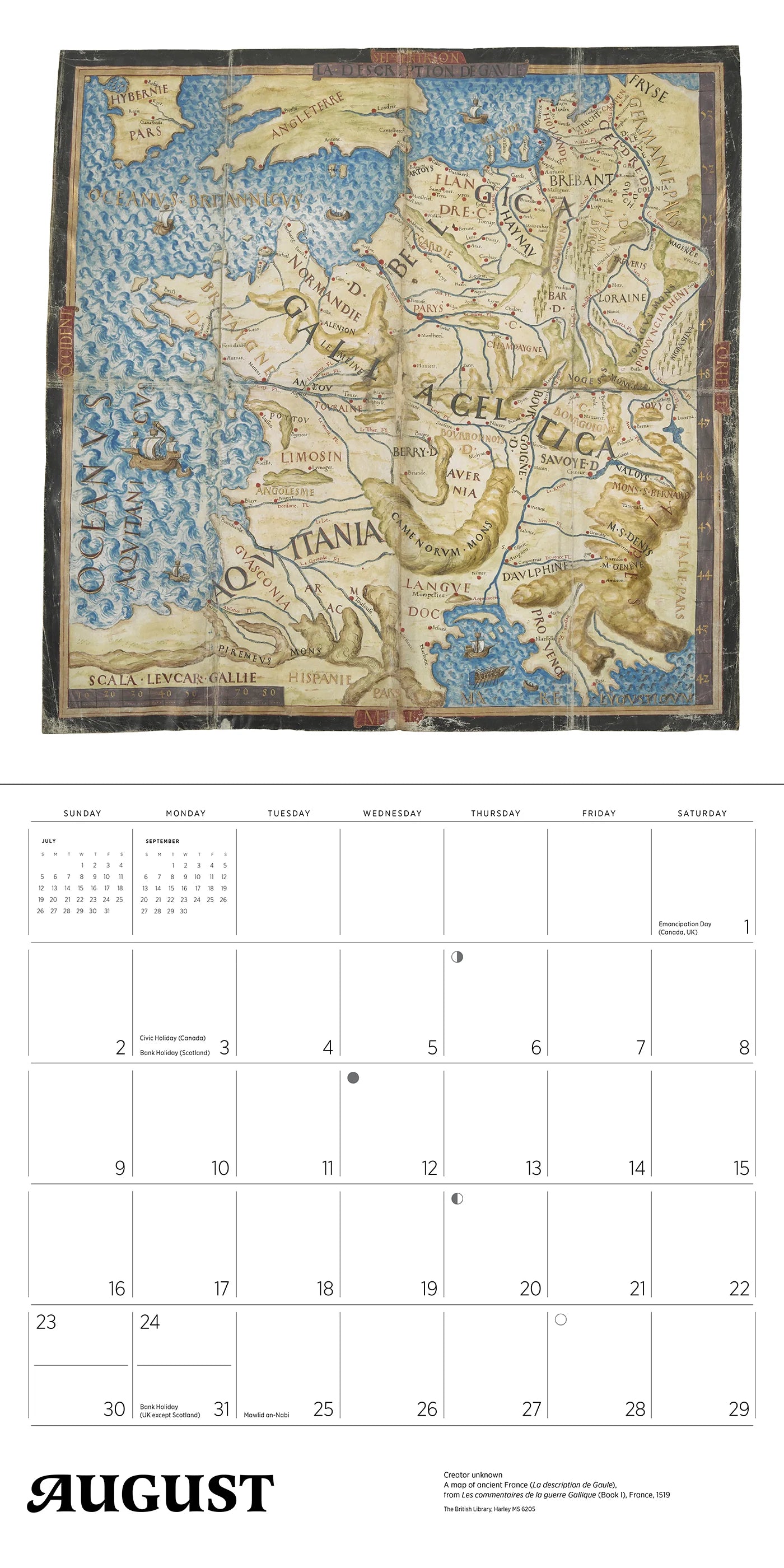 Antique Maps 2026 Wall Calendar