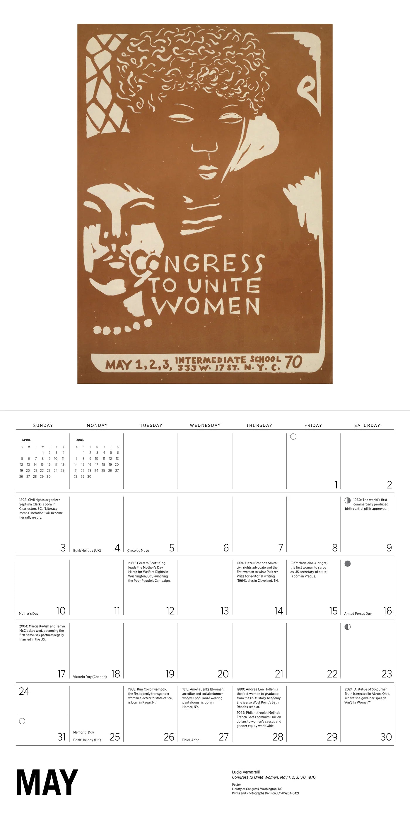 The Fight For Women's Rights 2026 Wall Calendar