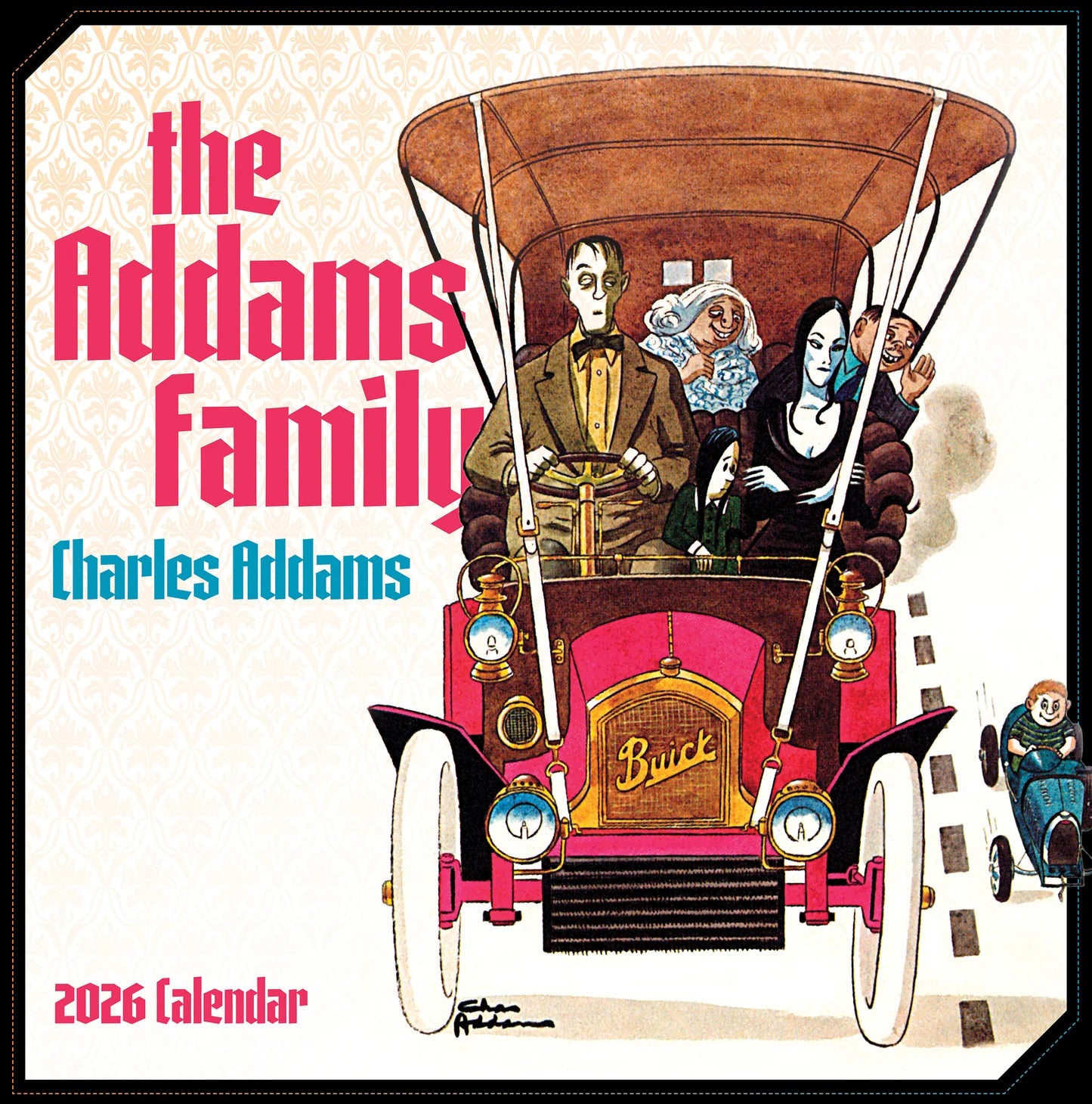 Charles Addams: The Addams Family 2026 Wall Calendar