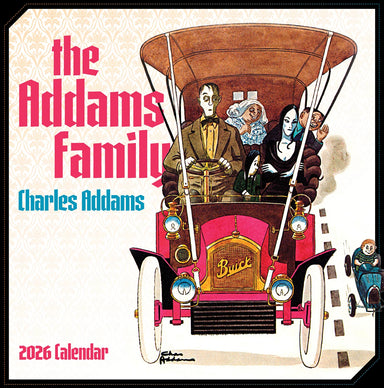 Charles Addams: The Addams Family 2026 Wall Calendar