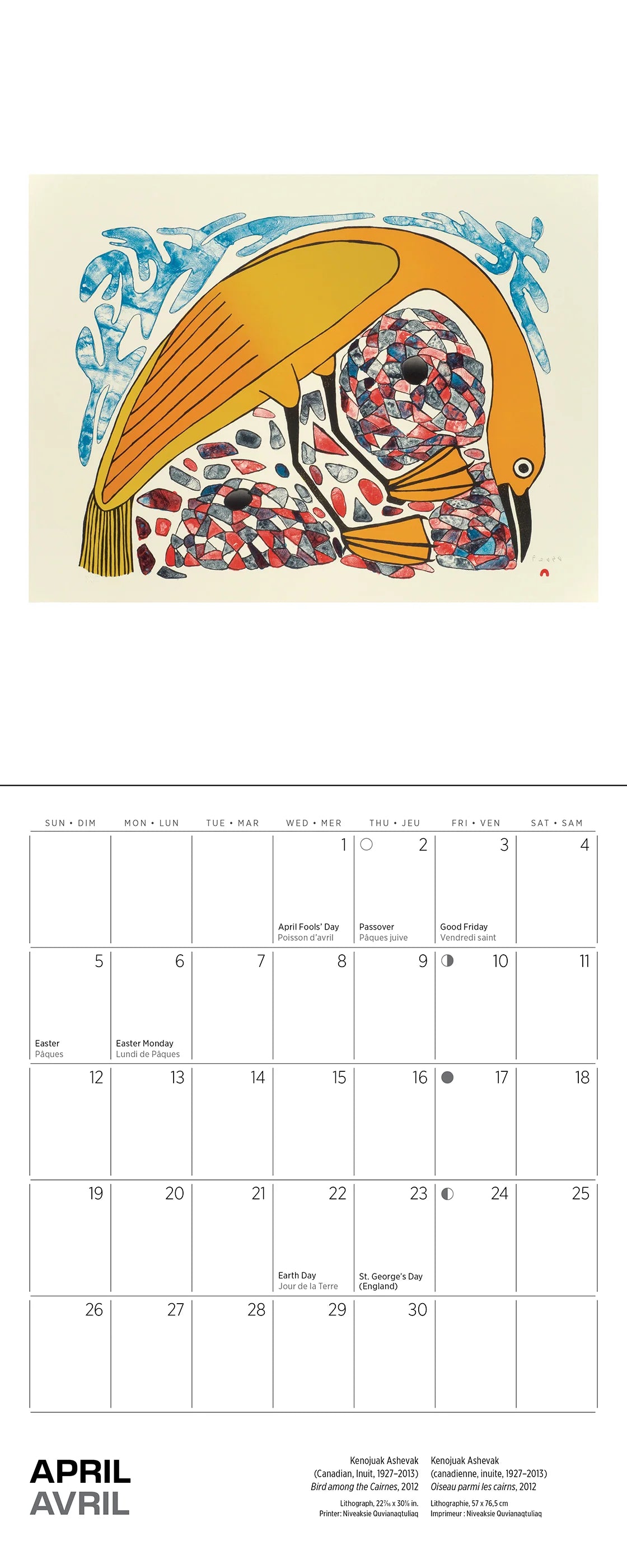 Inuit Art: Kinngait 2026 Mini Wall Calendar