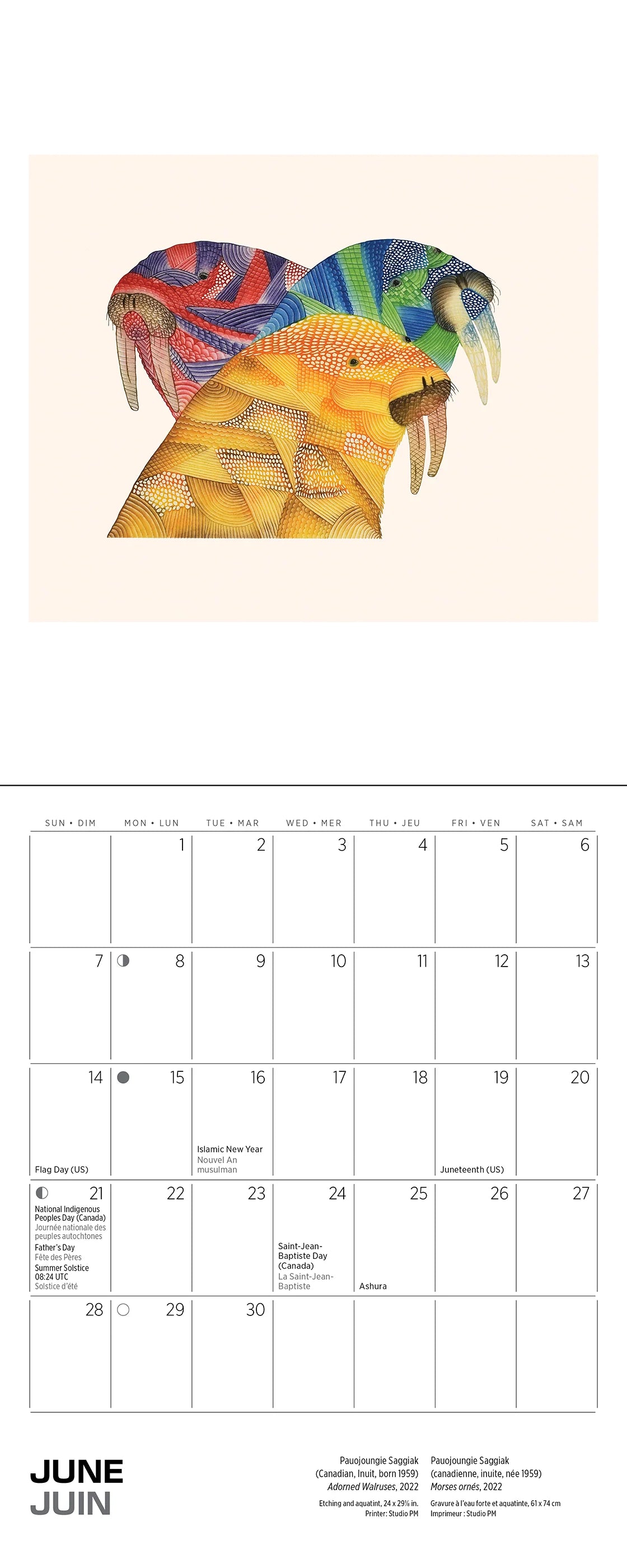 Inuit Art: Kinngait 2026 Mini Wall Calendar