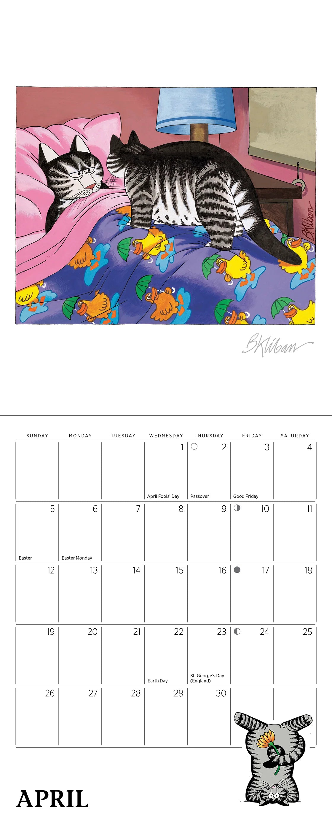 B. Kliban 2026 Mini Cat Calendar