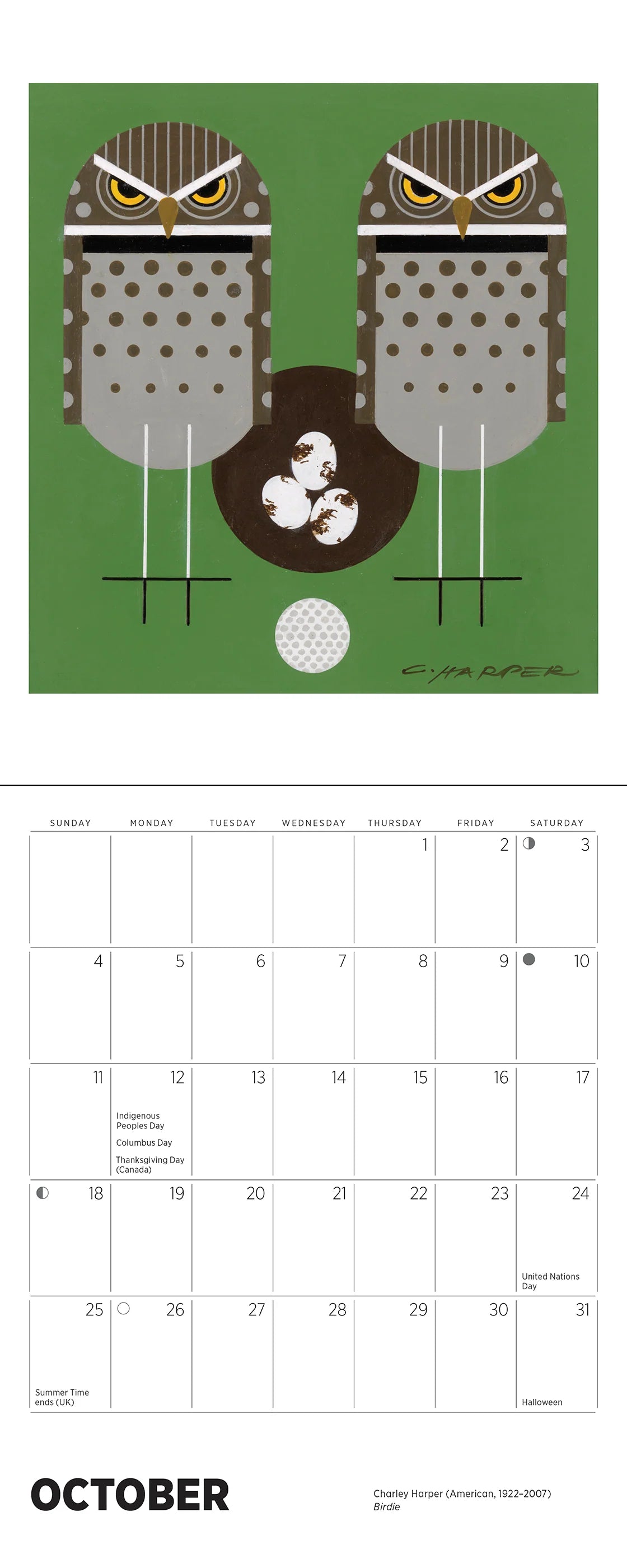 Charley Harper 2026 Mini Calendar