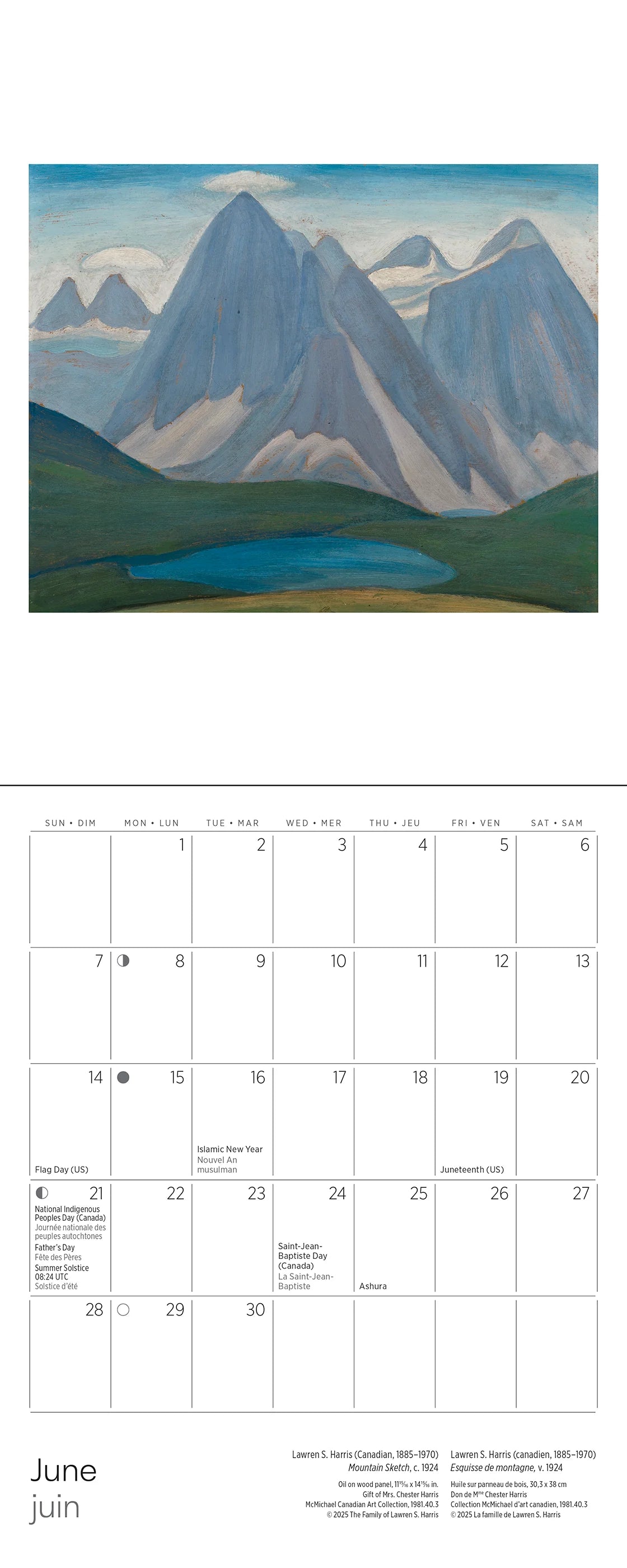 The Group of Seven 2026 Mini Wall Calendar