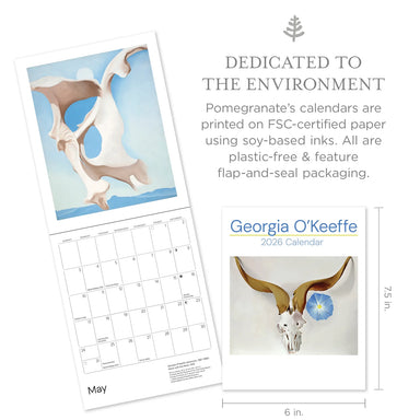 Georgia O'Keeffe 2026 Mini Wall Calendar