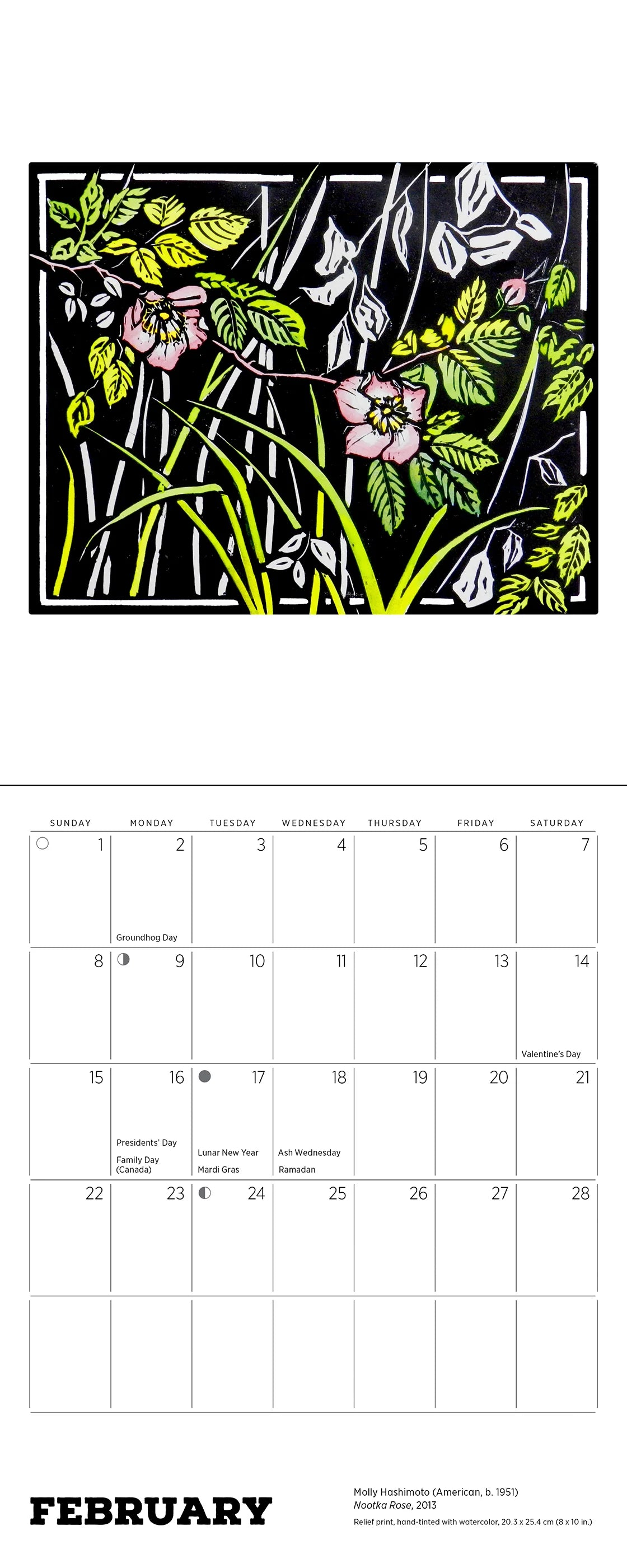 Molly Hashimoto Lush Landscapes 2026 Mini Wall Calendar