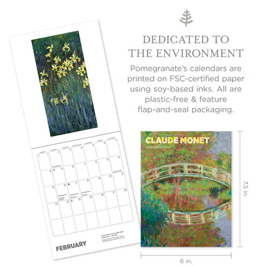 Claude Monet 2026 Mini Wall Calendar