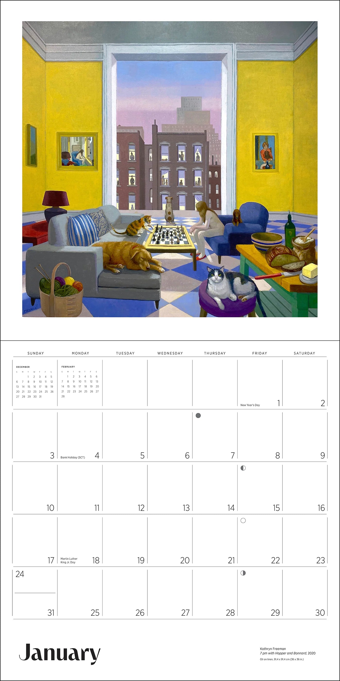 POM Kathryn Freeman: Daydreams 2027 Wall Calendar