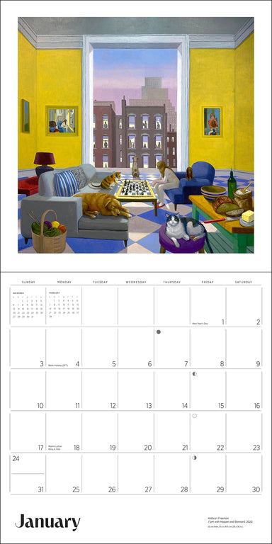 POM Kathryn Freeman: Daydreams 2027 Wall Calendar