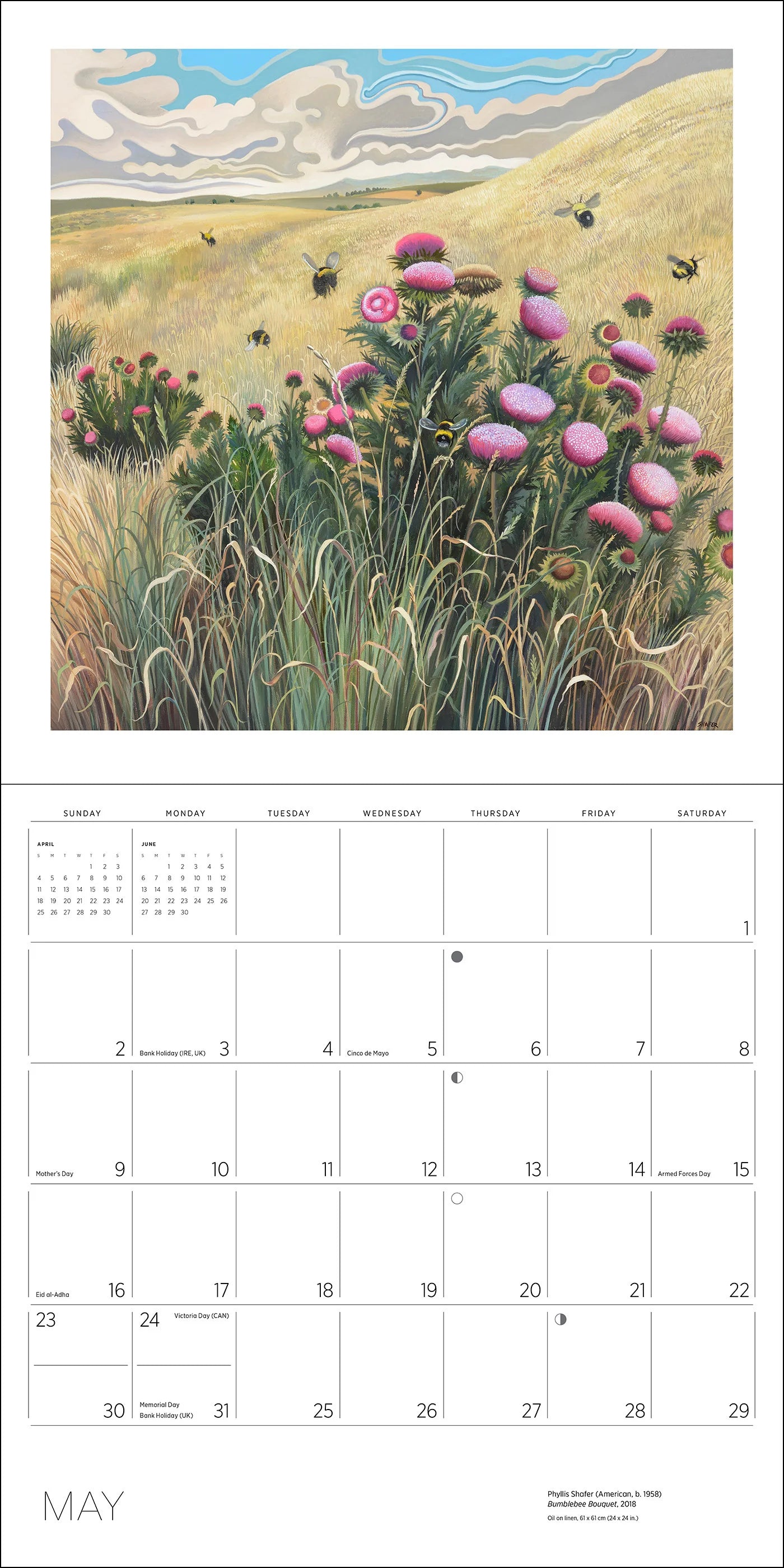 POM Phyllis Shafer: Nature Divine 2027 Wall Calendar