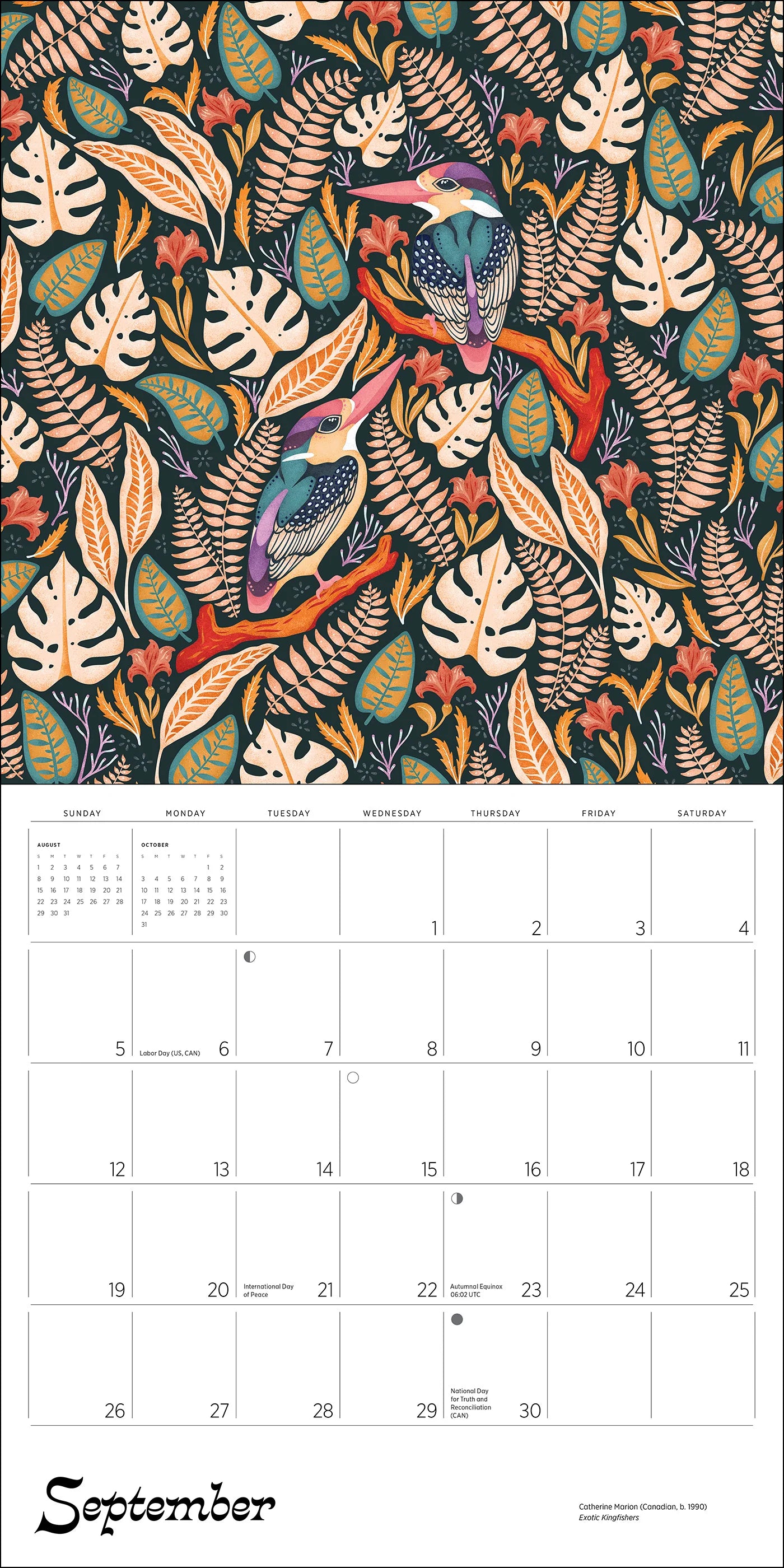 POM Catherine Marion: Folklore and Flora 2027 Wall Calendar