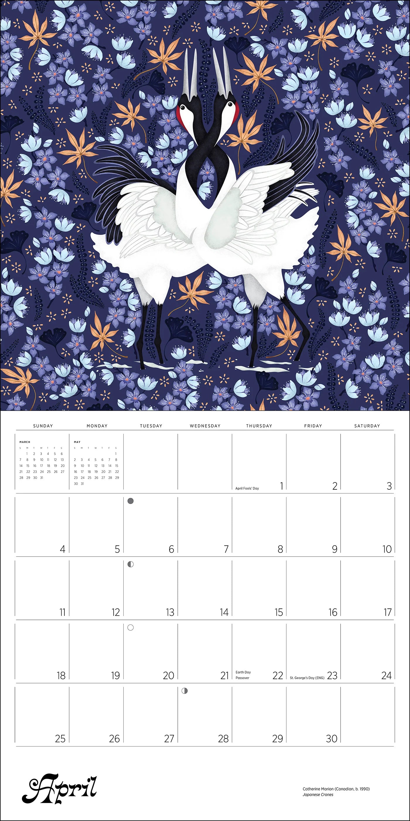 POM Catherine Marion: Folklore and Flora 2027 Wall Calendar