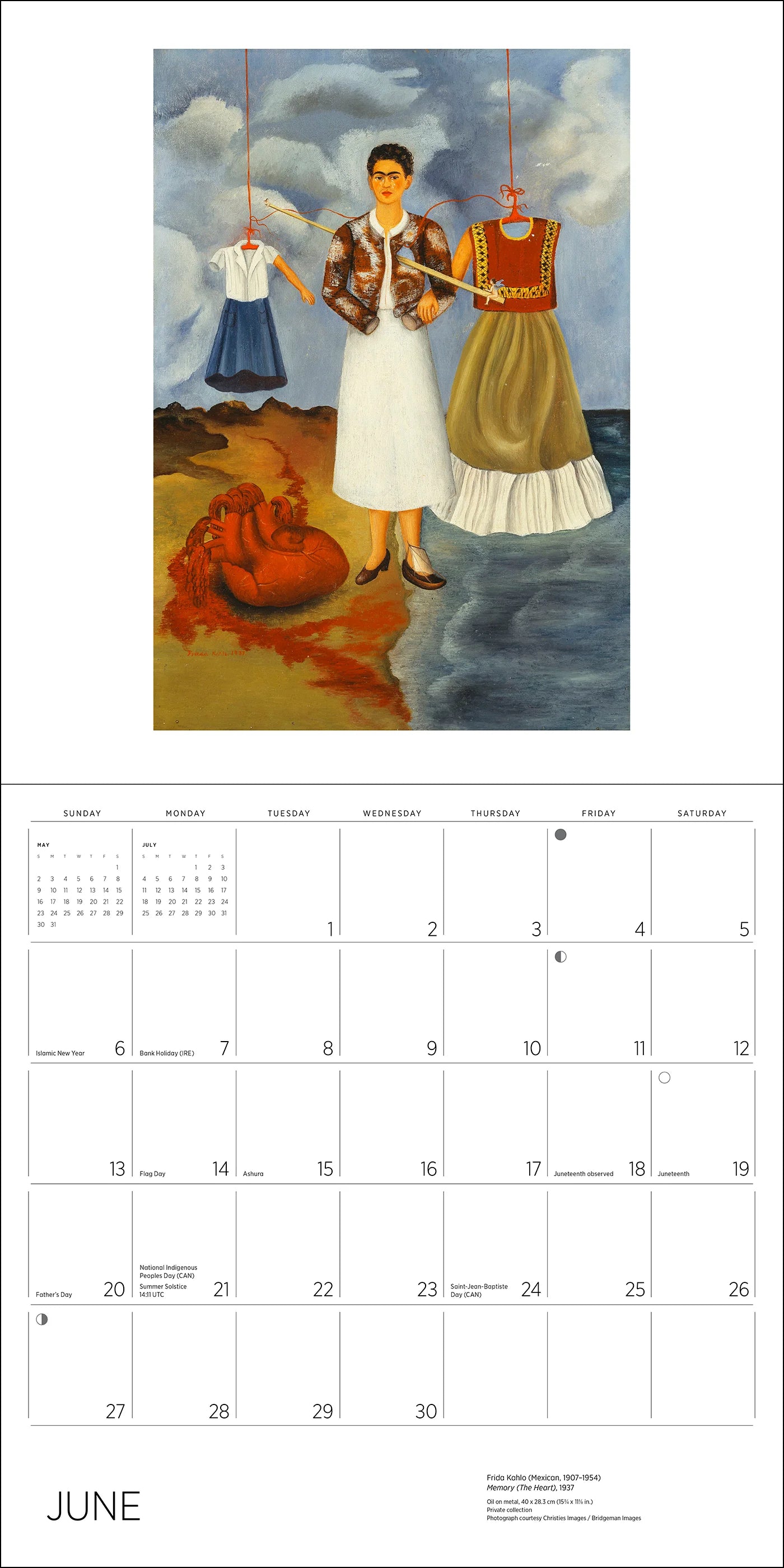POM Frida Kahlo 2027 Wall Calendar