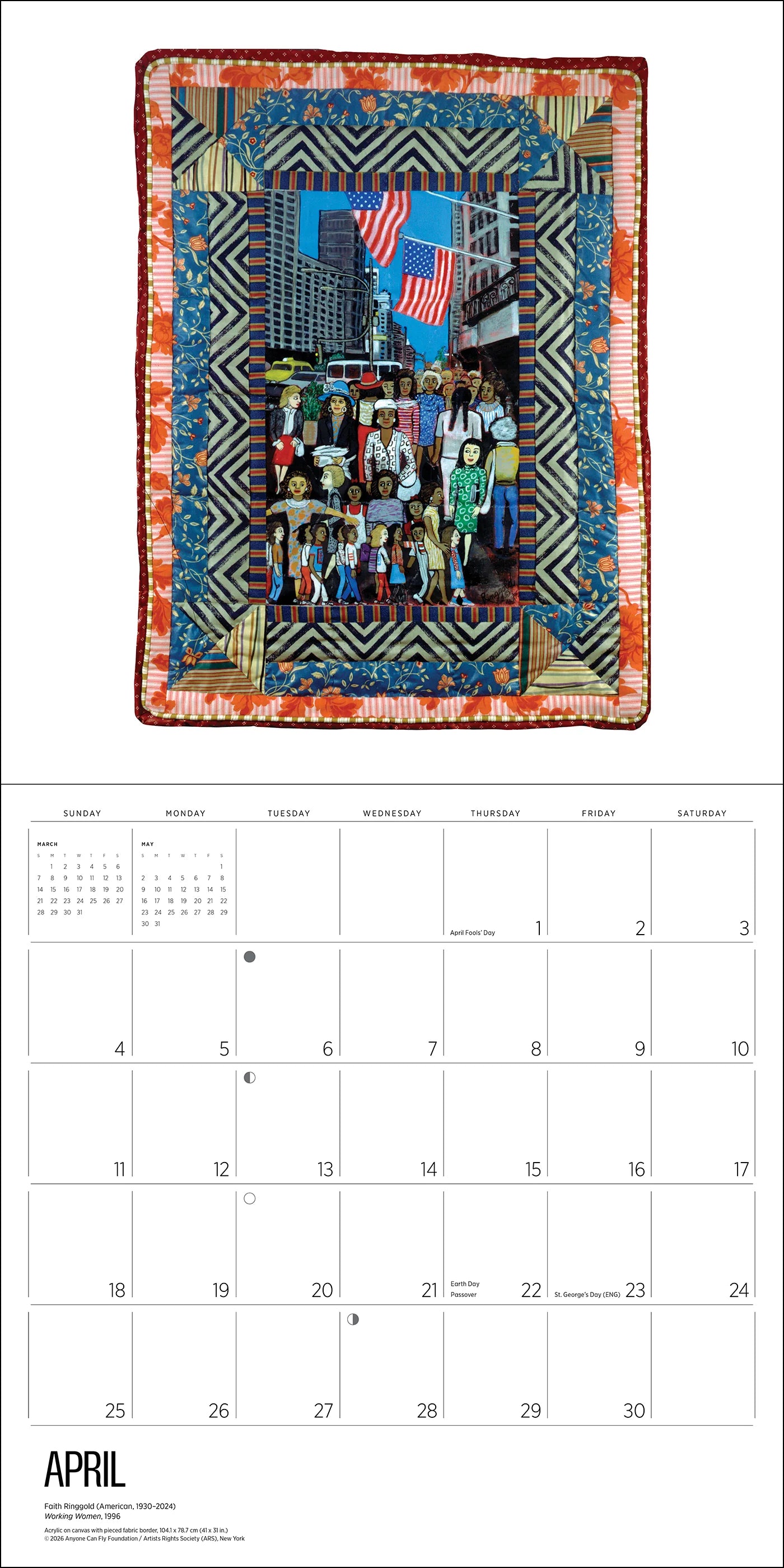 POM Faith Ringgold 2027 Wall Calendar