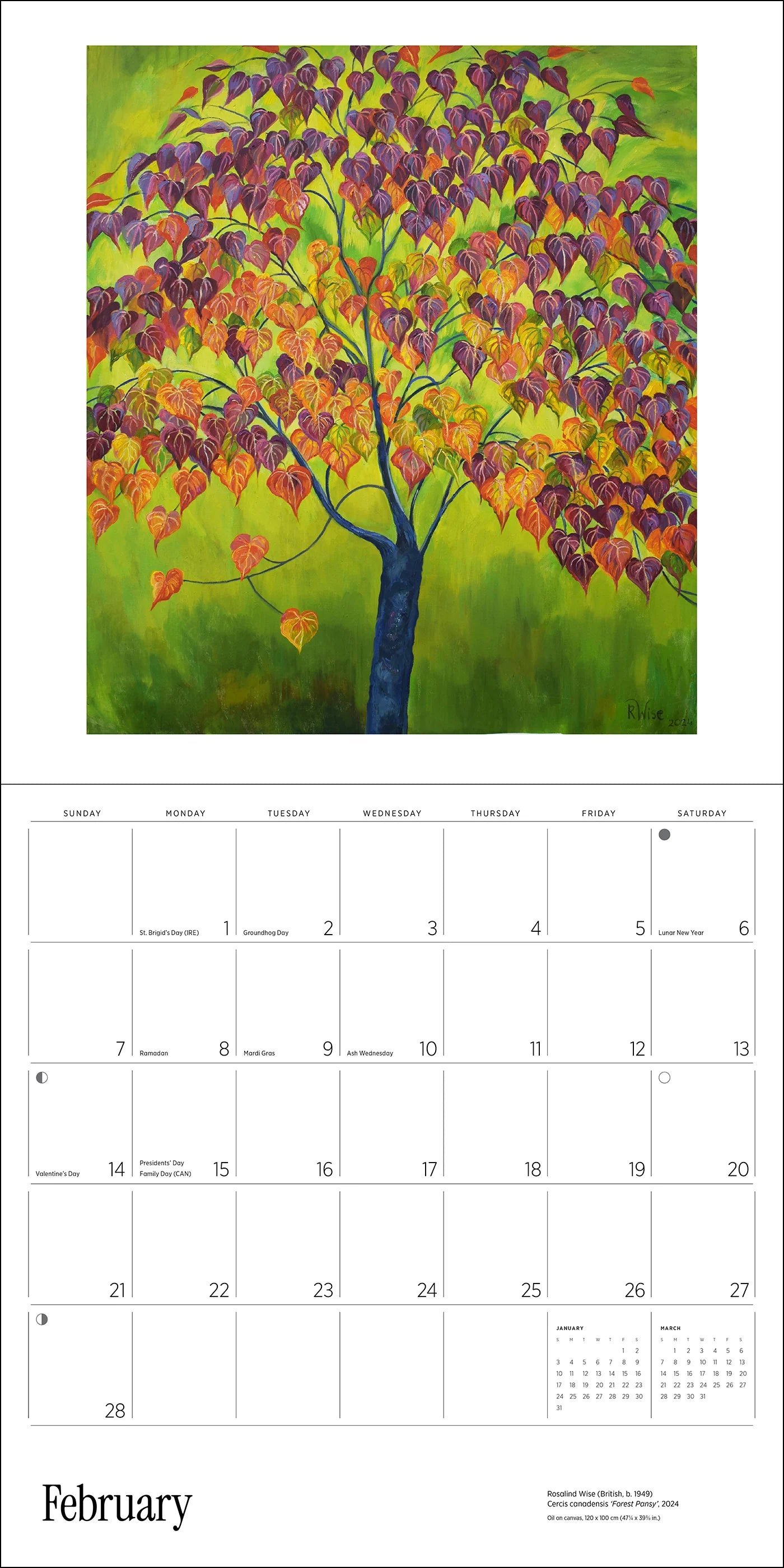 POM Rosalind Wise 2027 Wall Calendar