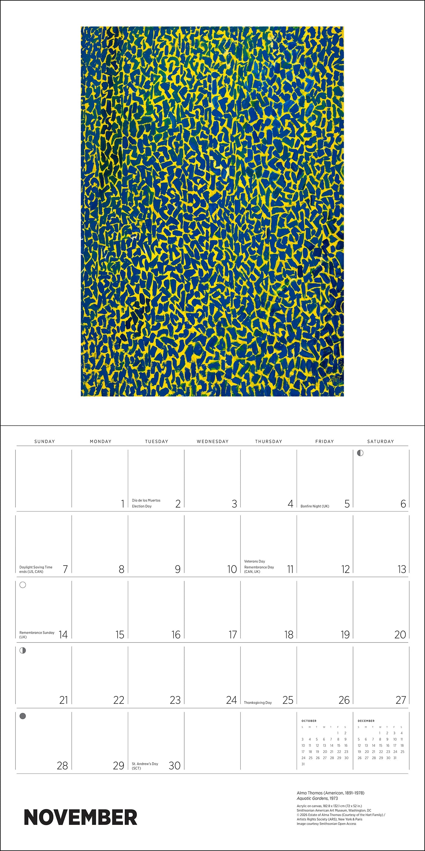 POM African American Art 2027 Wall Calendar