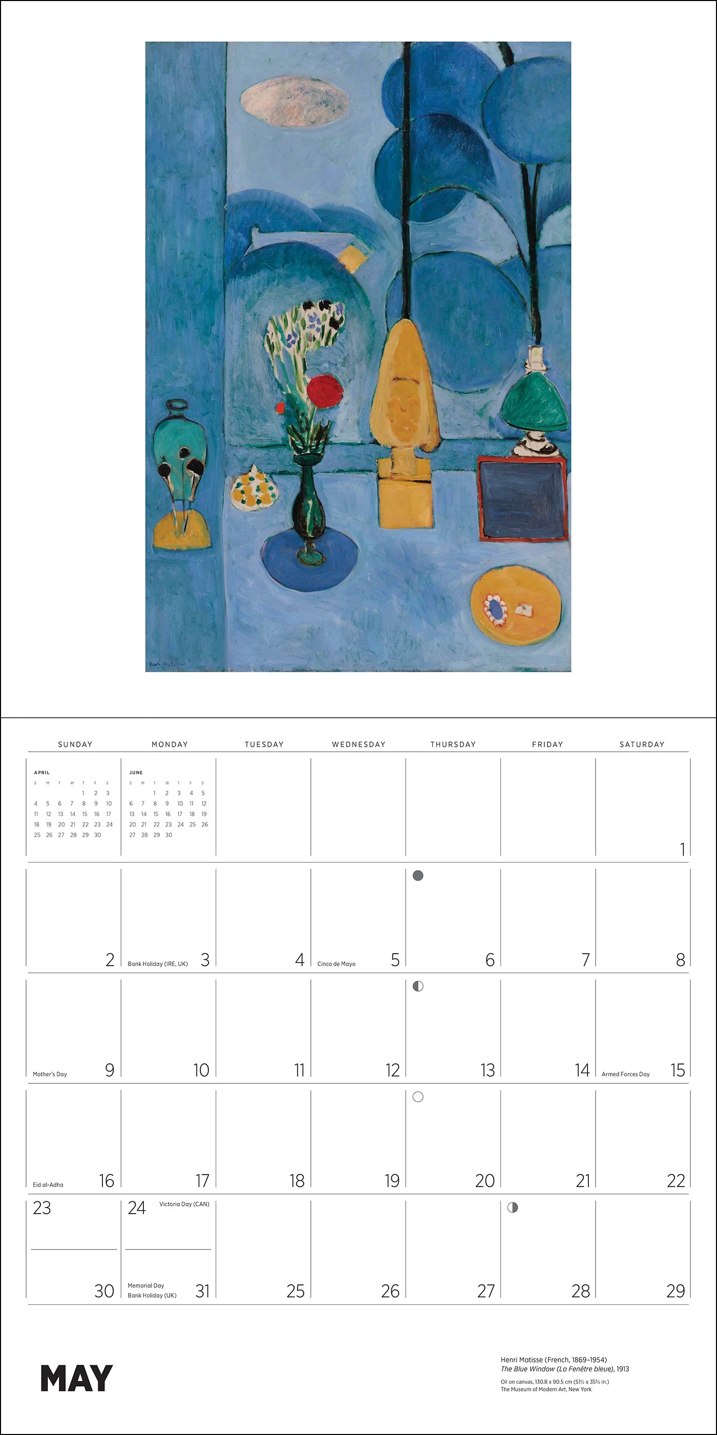 POM Henri Matisse 2027 Wall Calendar