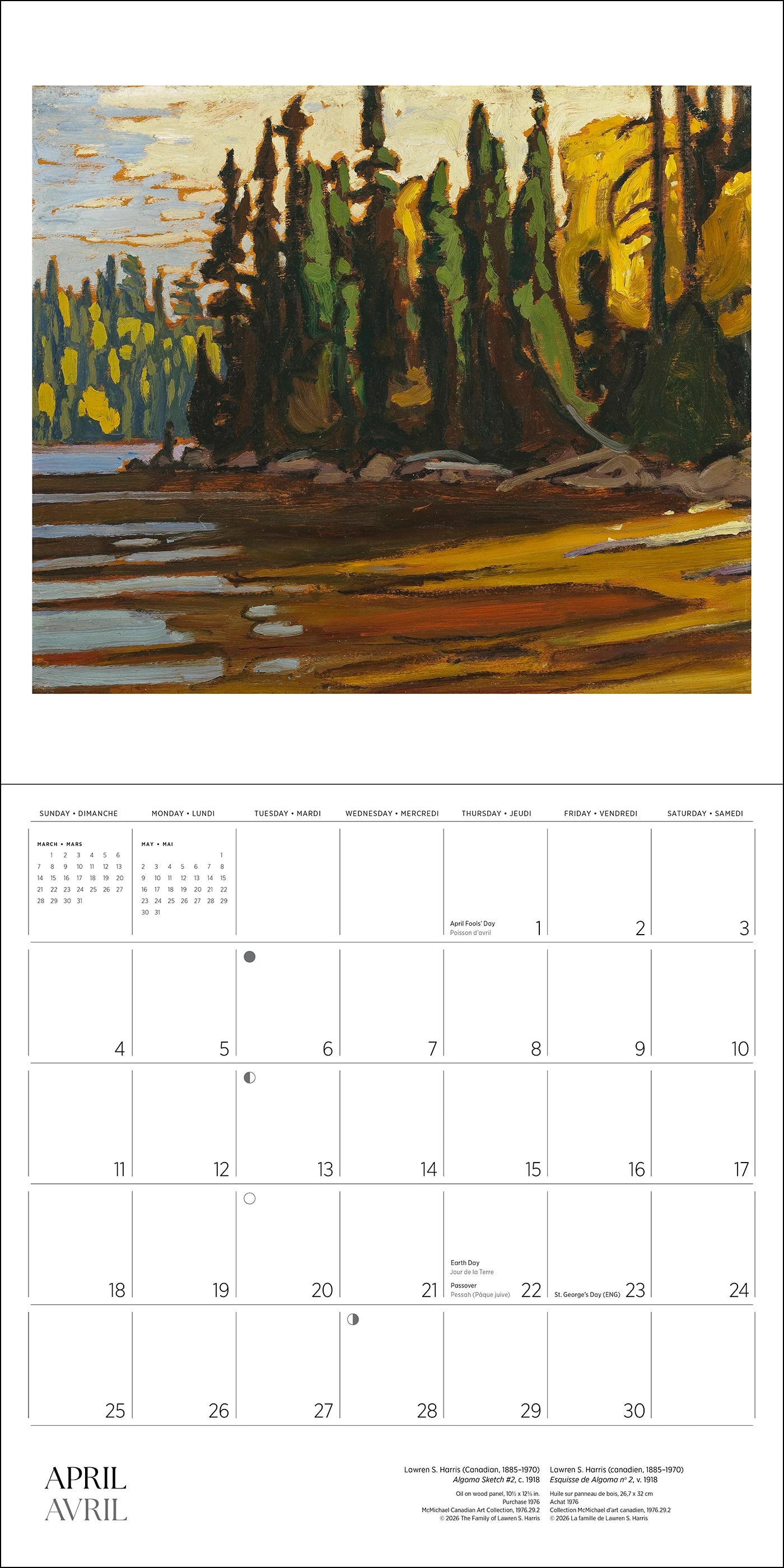 POM Lawren S. Harris 2027 Wall Calendar