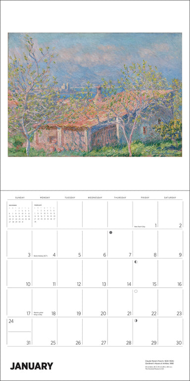 POM Claude Monet 2027 Wall Calendar