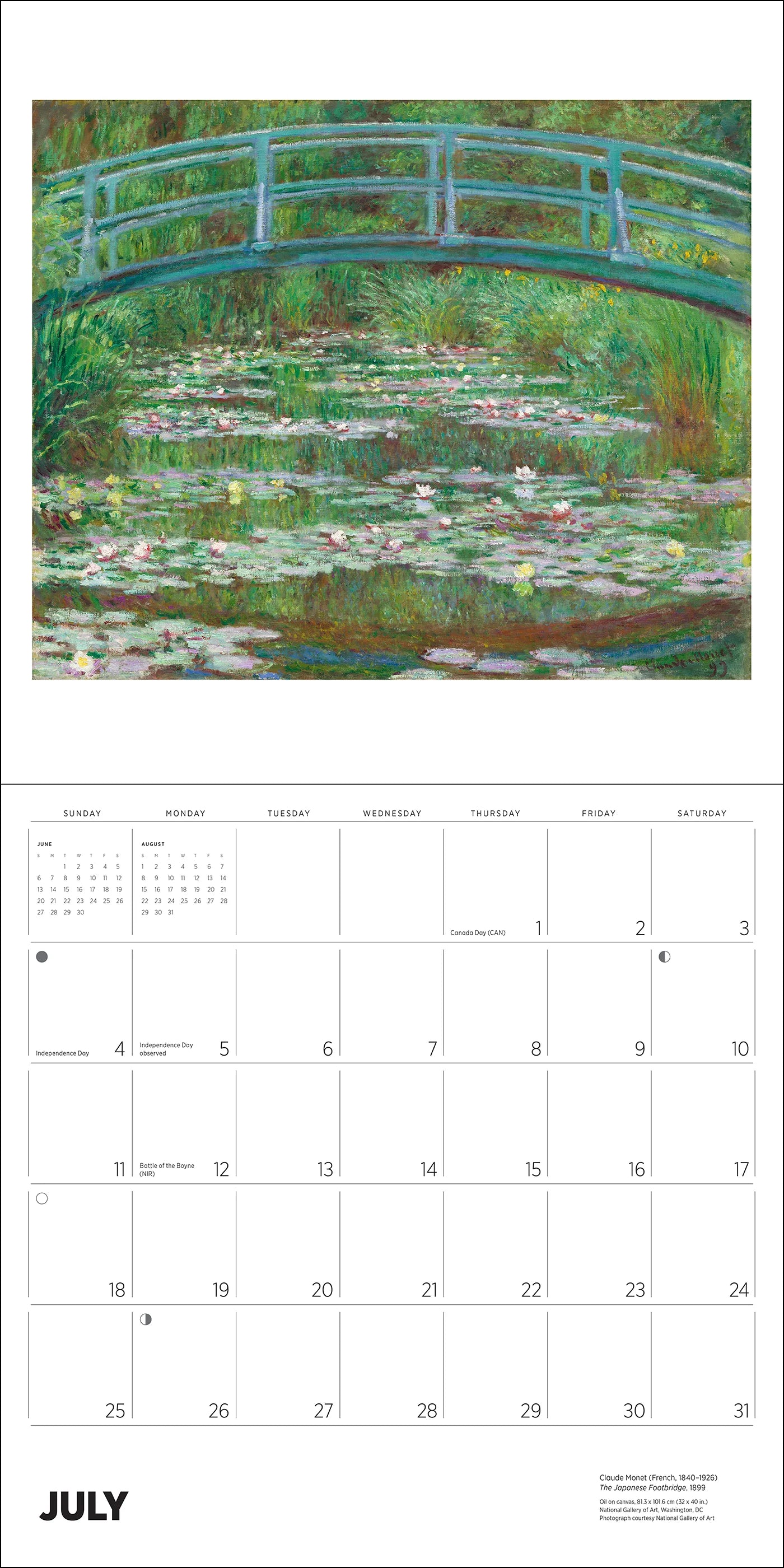 POM Claude Monet 2027 Wall Calendar