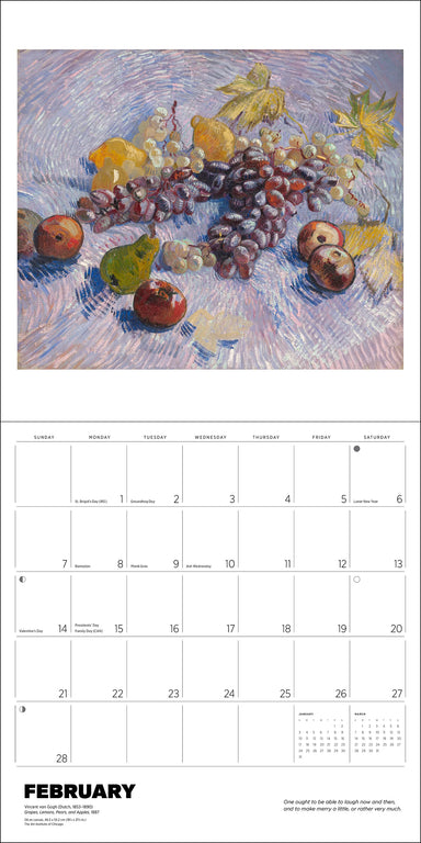 POM Vincent van Gogh 2027 Wall Calendar