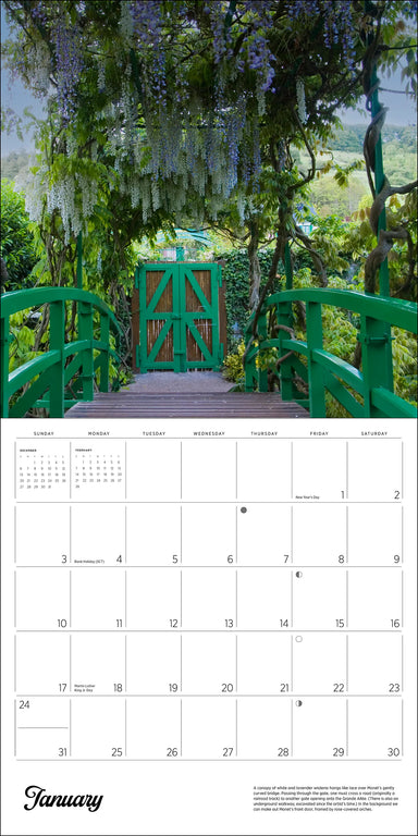 POM Monet's Passion: The Gardens at Giverny 2027 Wall Calendar
