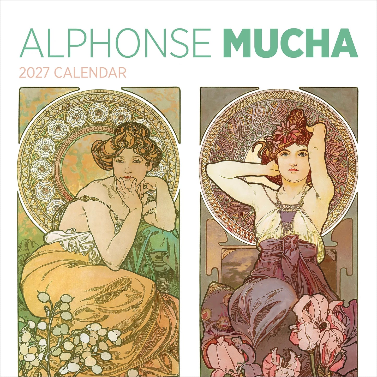 POM Alphonse Mucha 2027 Wall Calendar