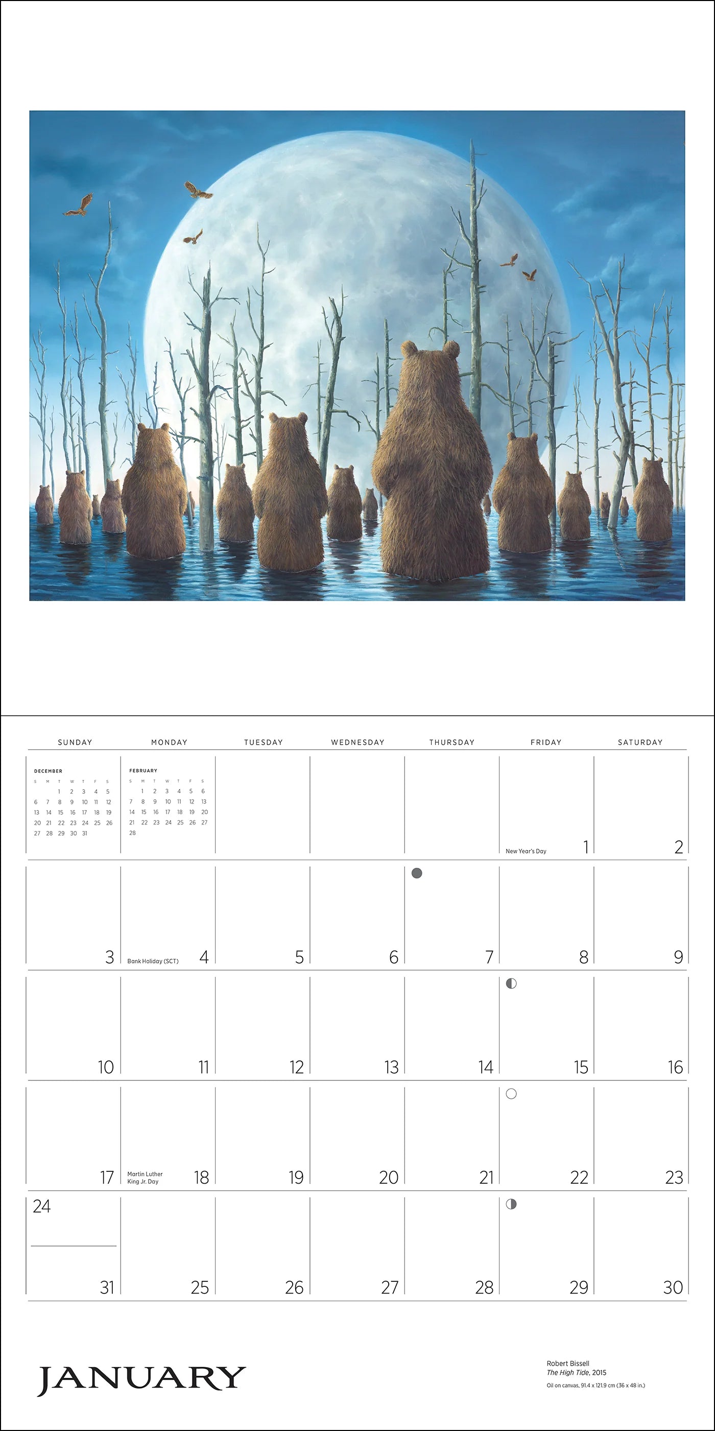 Spirit: The Paintings of Robert Bissell 2027 Wall Calendar